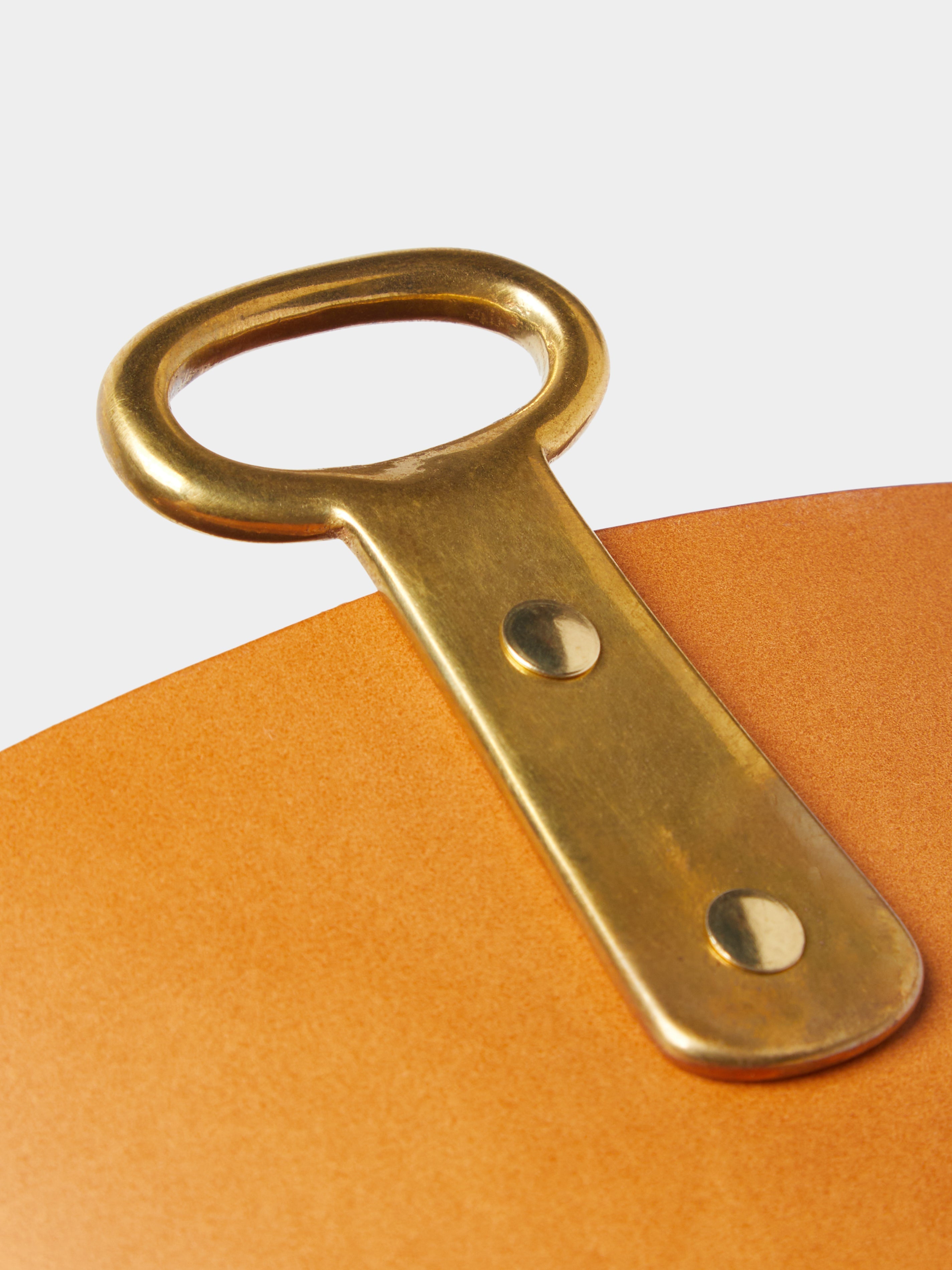 Eyelet Leather Wastepaper Bin