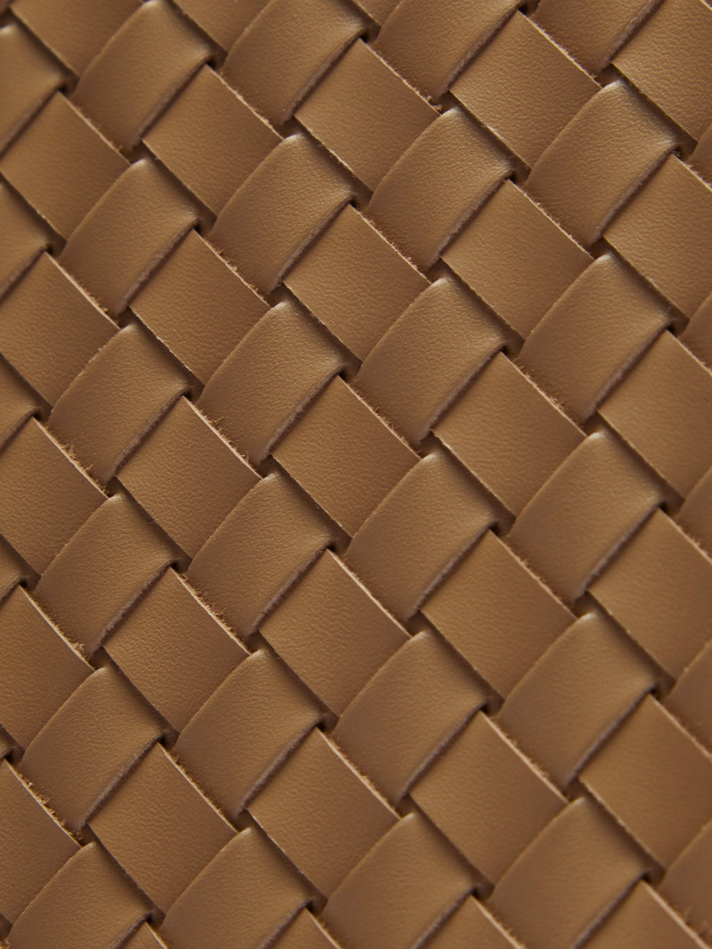 Woven Leather Bin