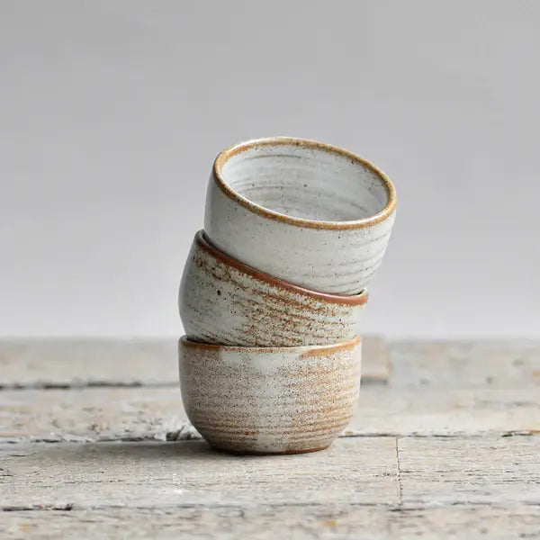 Neutra Kitchen UK - Rustic handcrafted Condiment Bowl: Green