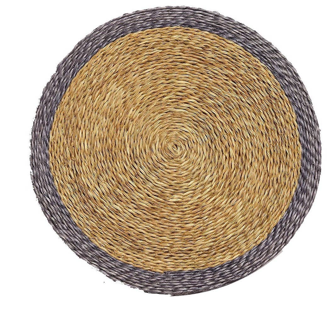 GONE RURAL Grey Trim Lutindiz Grass Placemat