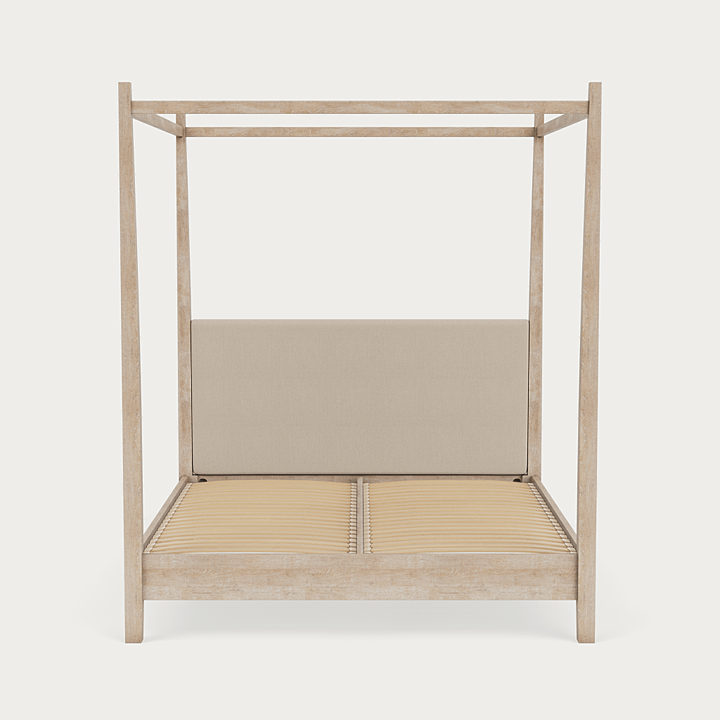 Wardley Super King Four Poster Bed, Oak