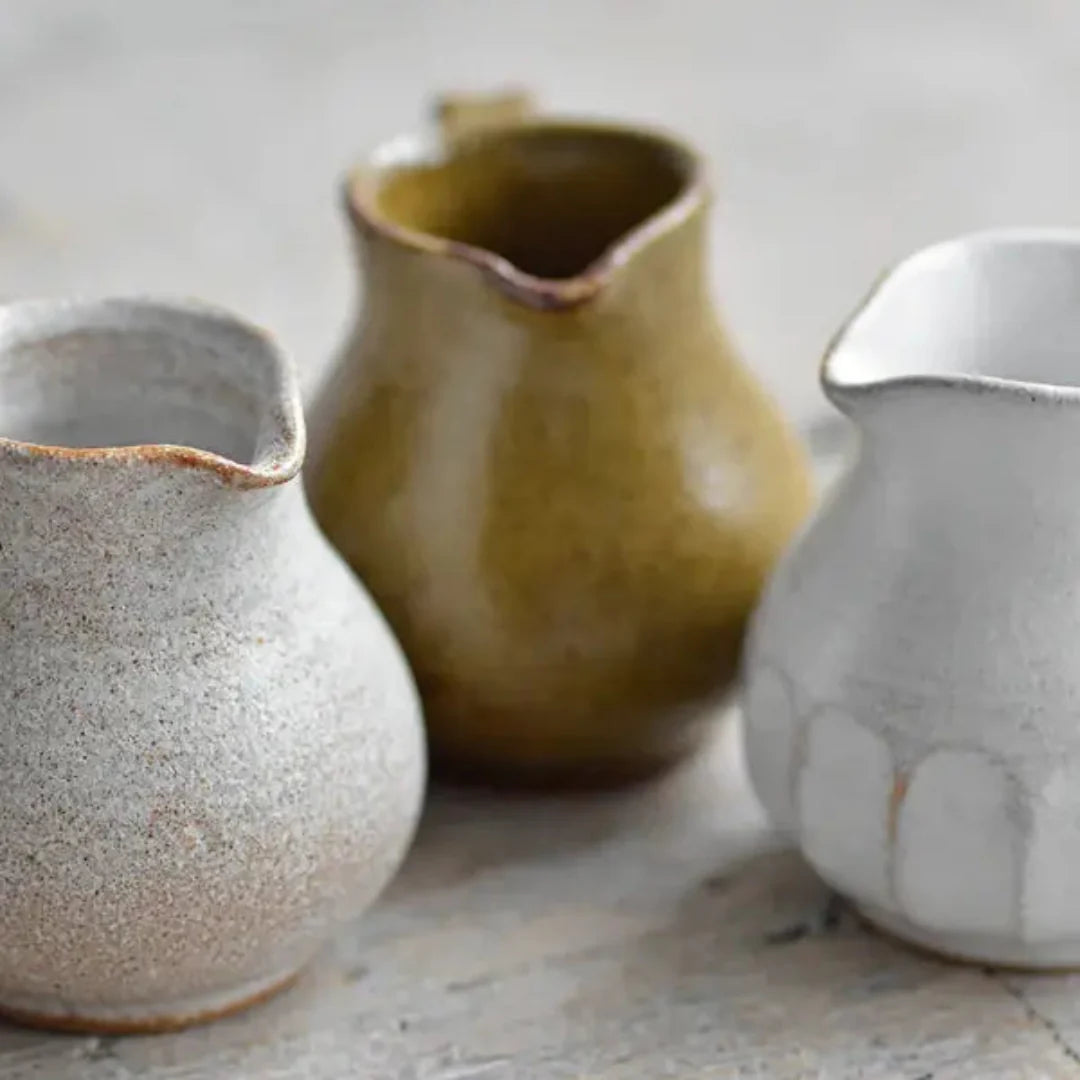 Neutra Kitchen - Rustic Handmade Mini Jug : Green