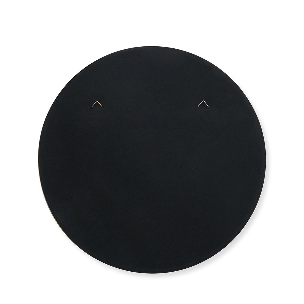 Somerby Gold Rim Round Mirror