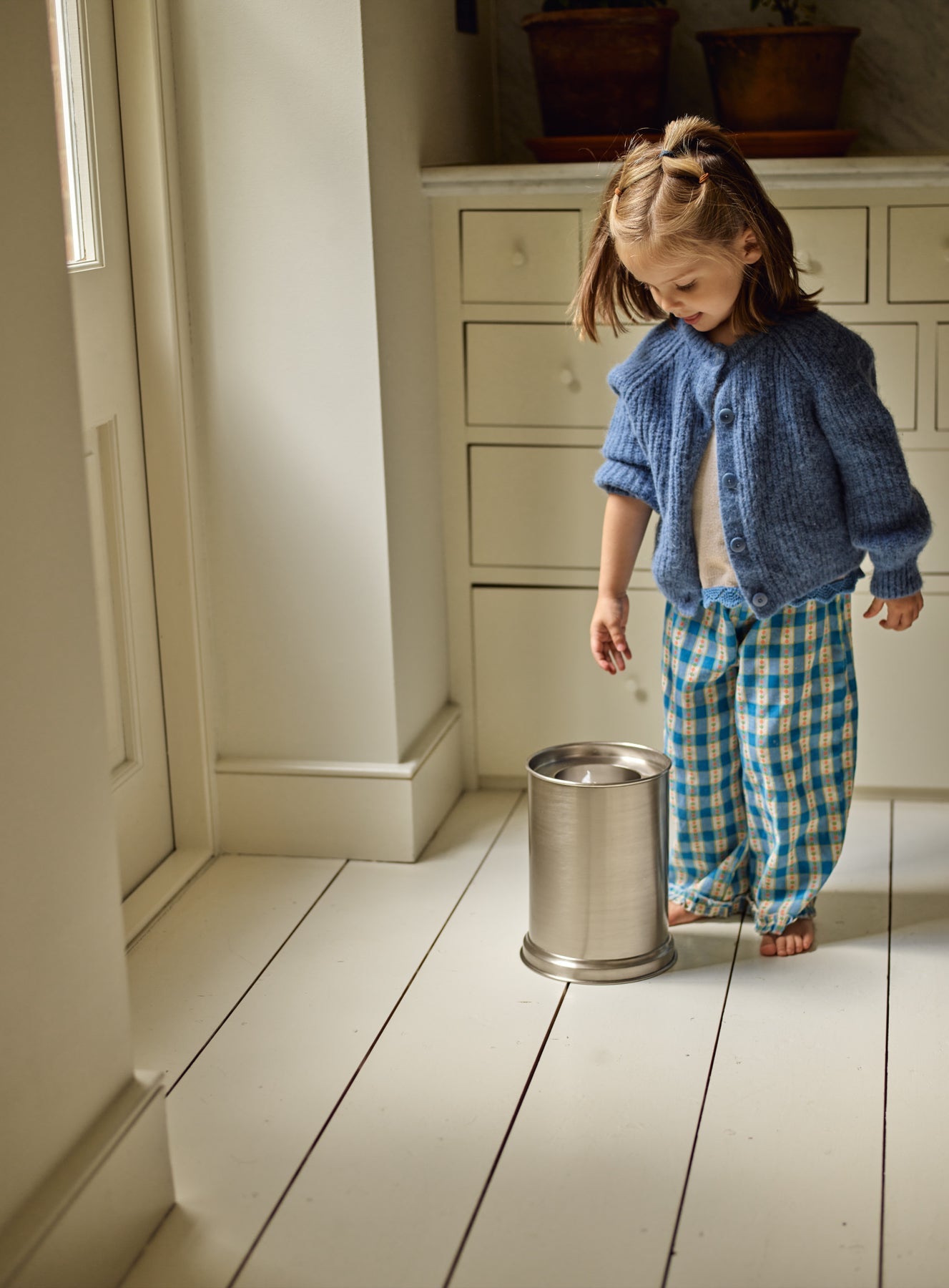 Bilton Bathroom Bin, Matt Nickel