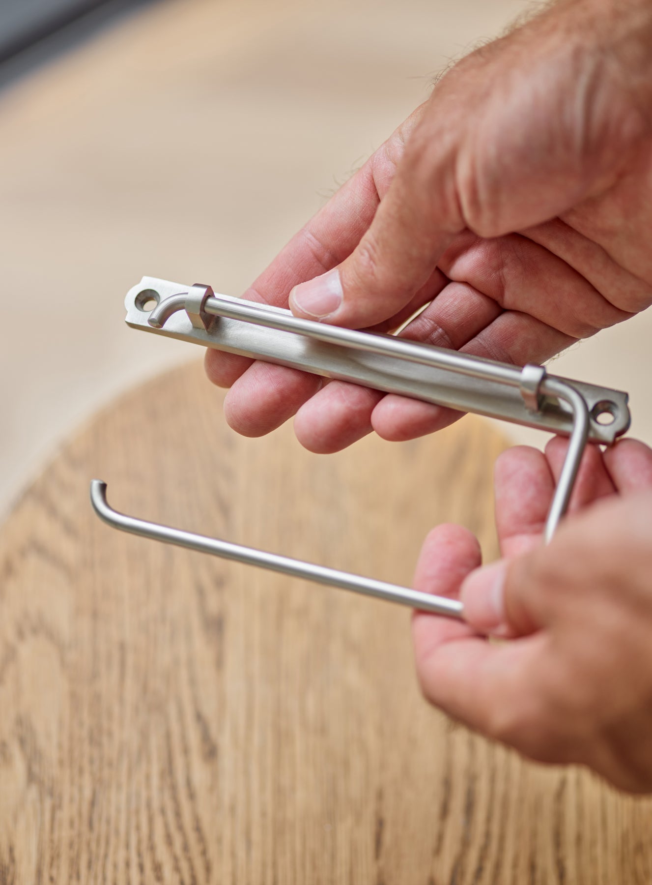 Bilton Toilet Roll Holder, Matt Nickel