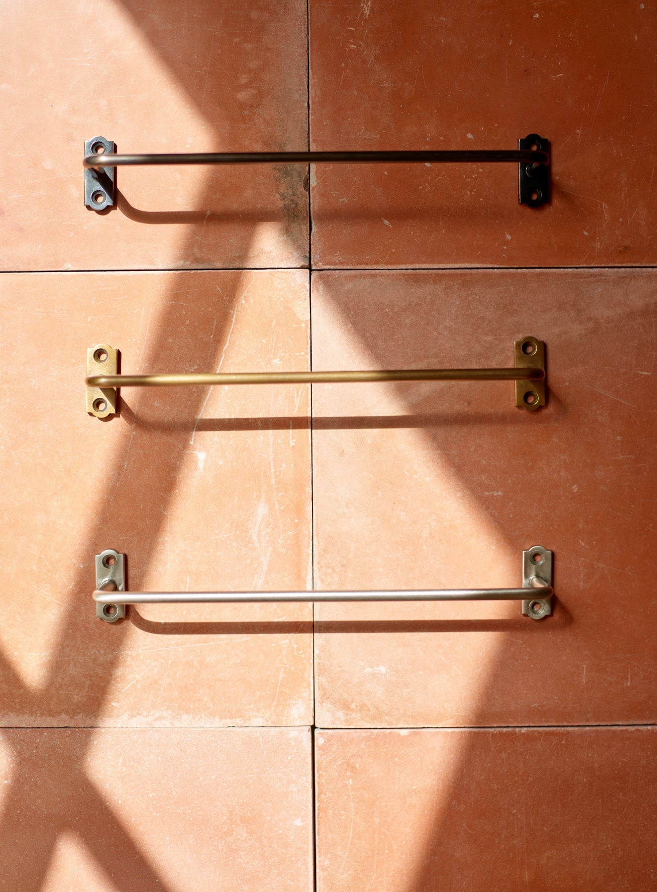 Bilton Towel Rail, Matt Nickel