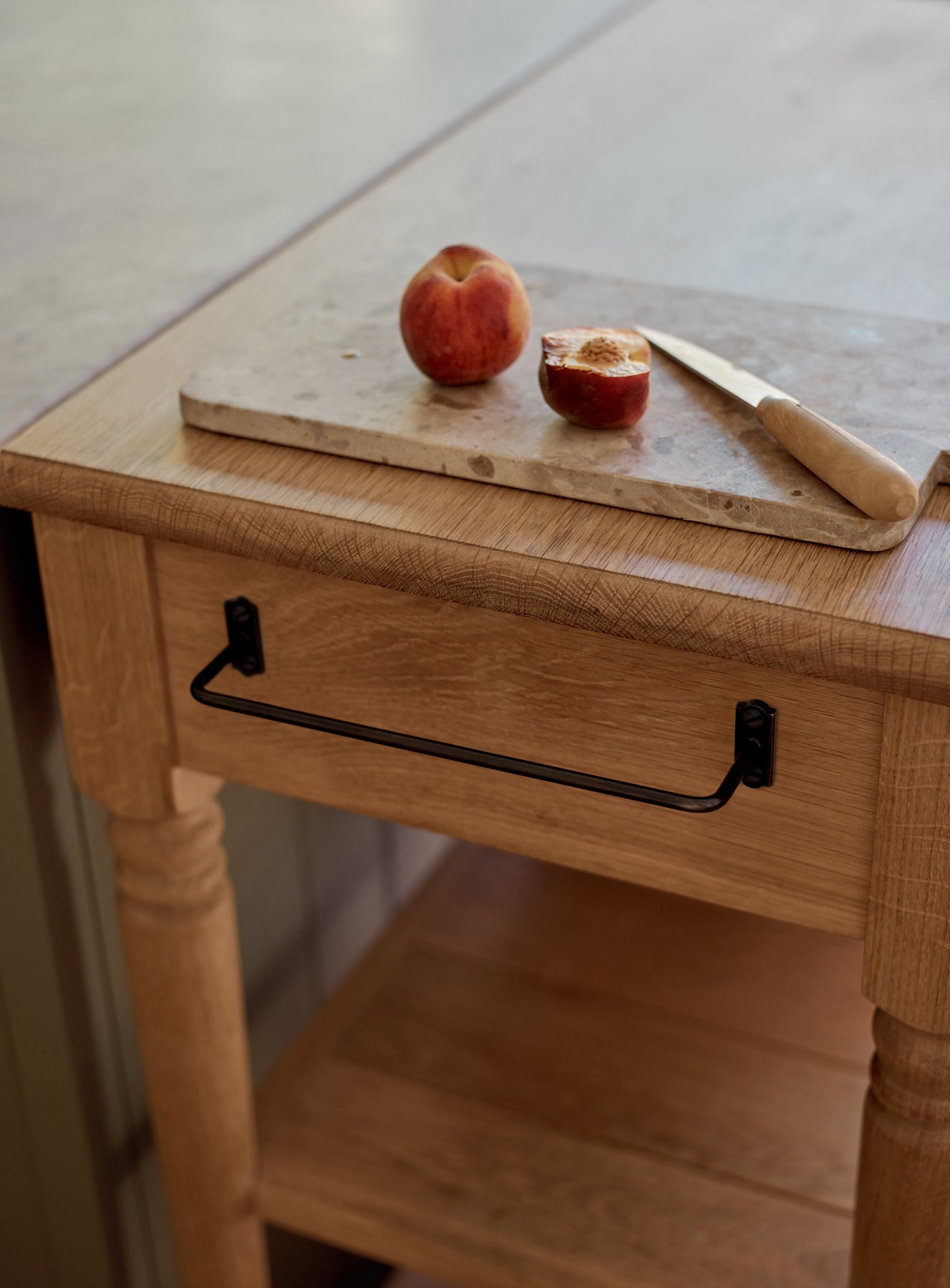Bilton Towel Rail, Blackened Brass