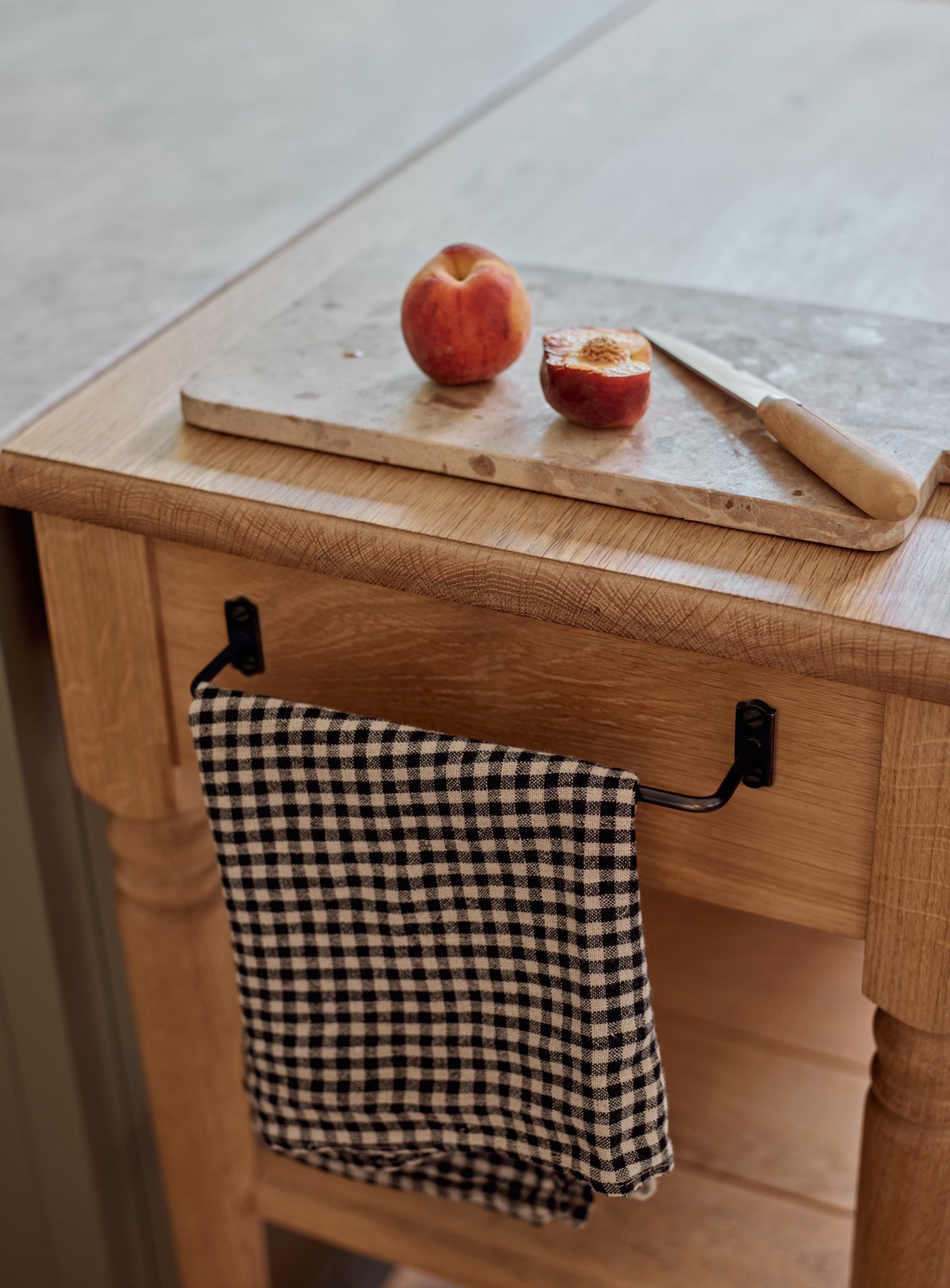 Bilton Towel Rail, Blackened Brass