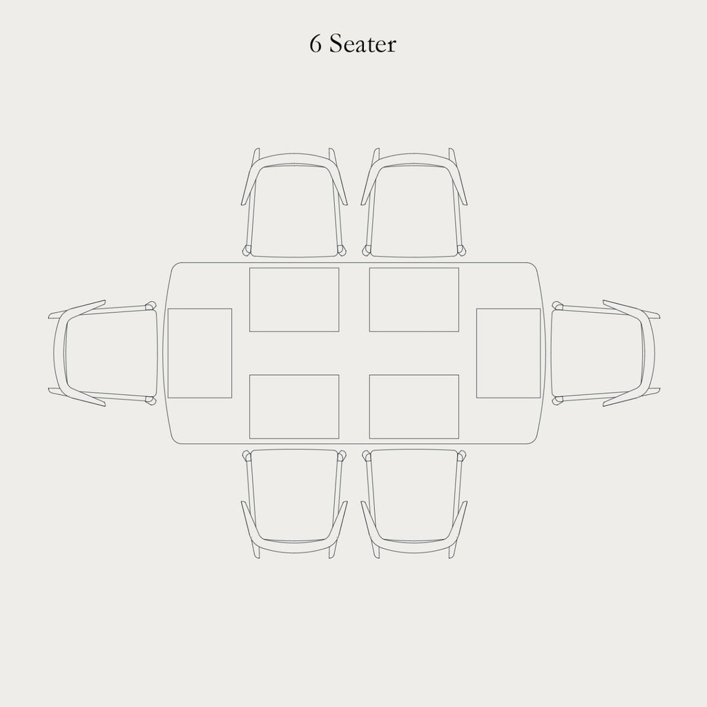 Borough 6 Seater Oak Dining Table