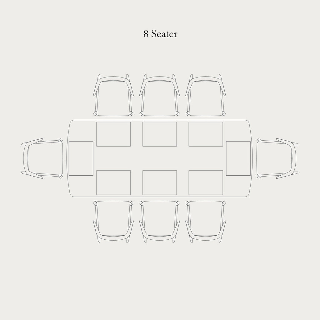 Borough 8 Seater Oak Dining Table