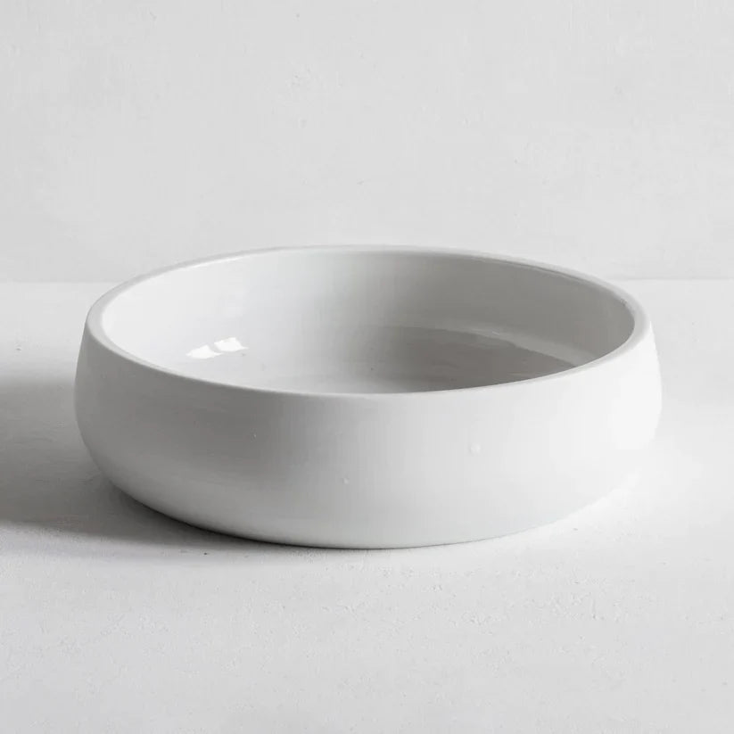 JOHN JULIAN Porcelain Flat Nesting Bowls - Set of Three