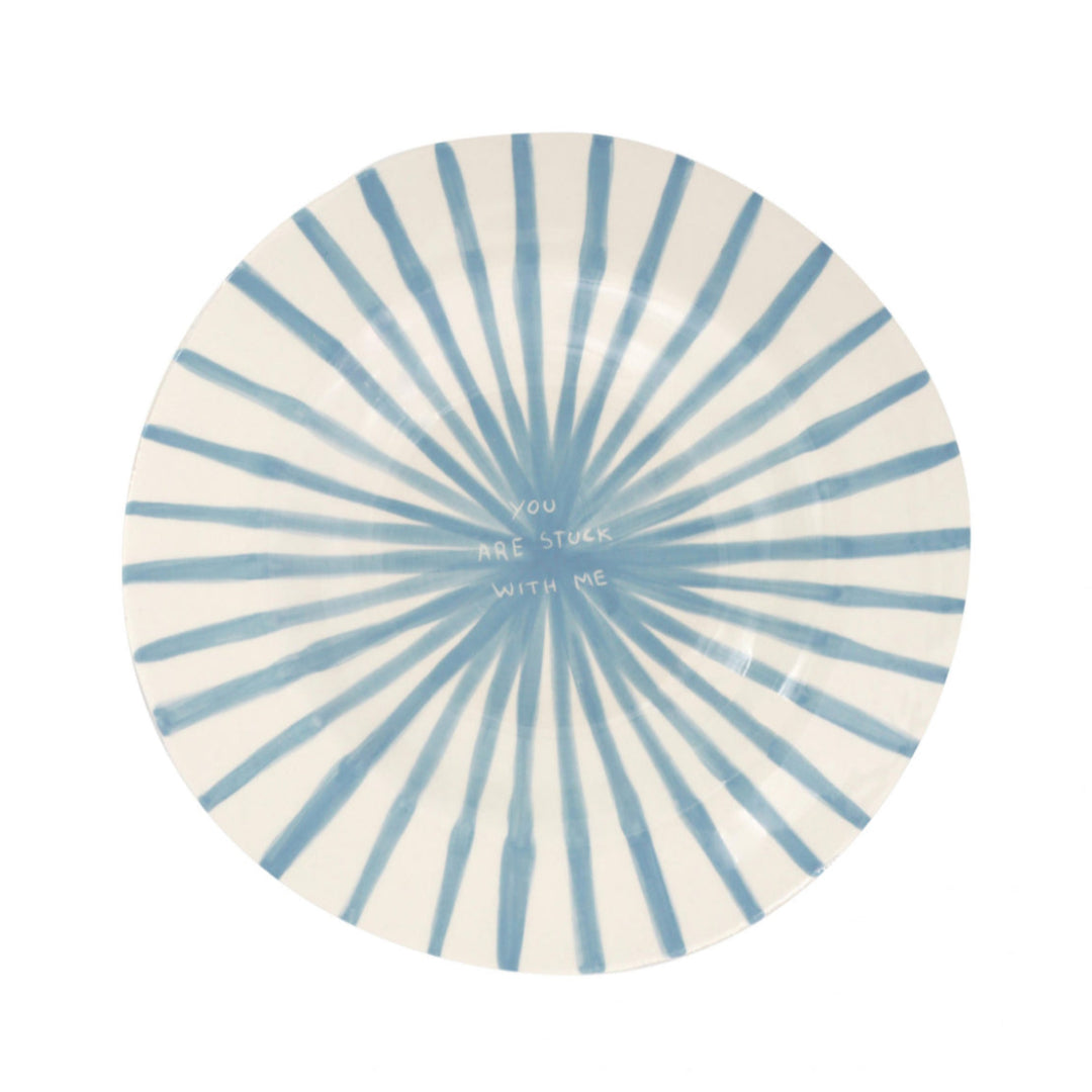 LAETITIA ROUGET You are stuck with me Dinner Plate