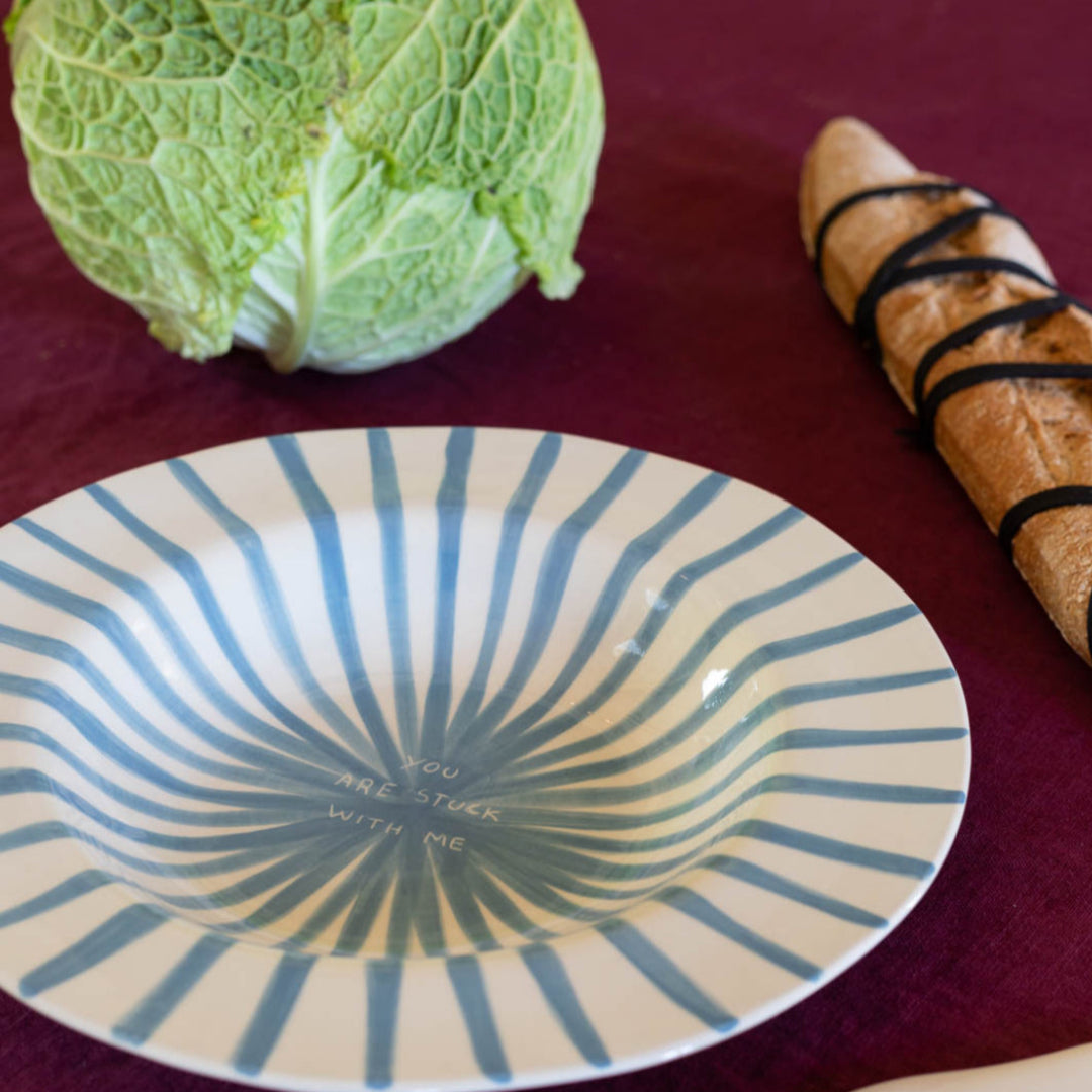LAETITIA ROUGET You are stuck with me Dinner Plate