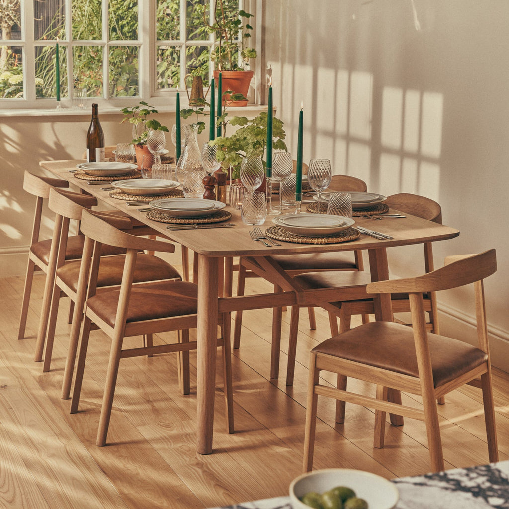Borough 8 Seater Oak Dining Table