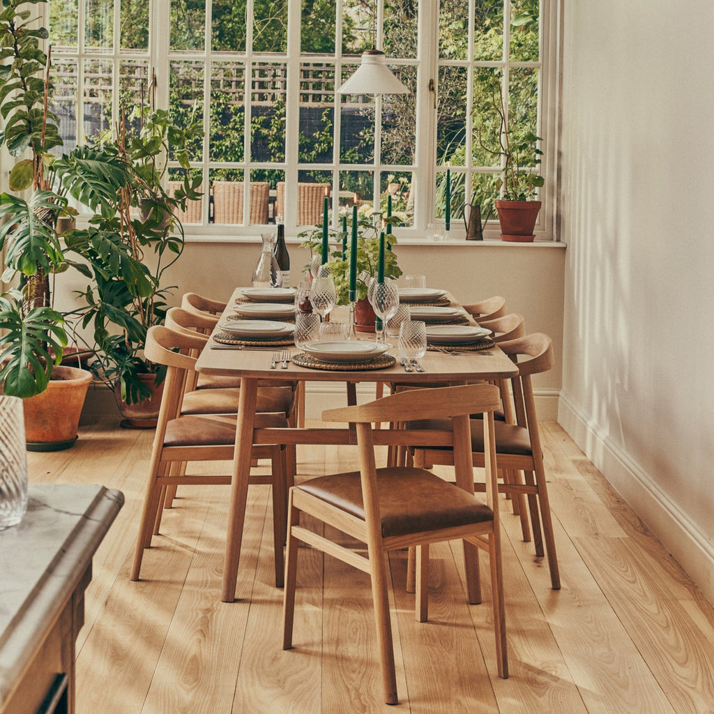 Borough 8 Seater Oak Dining Table