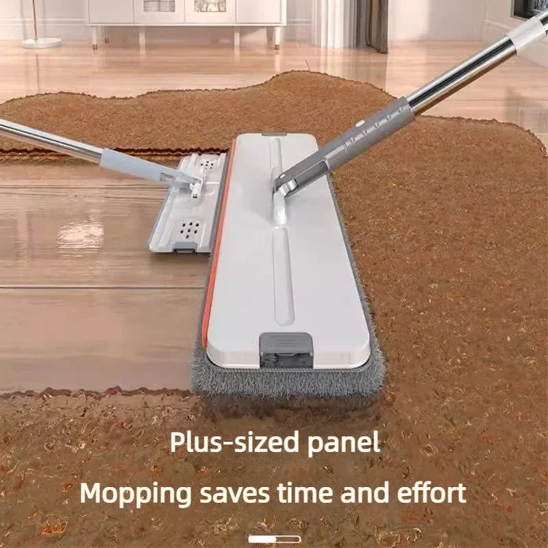 Hand Free Flat Floor With Bucket Mop 33cm