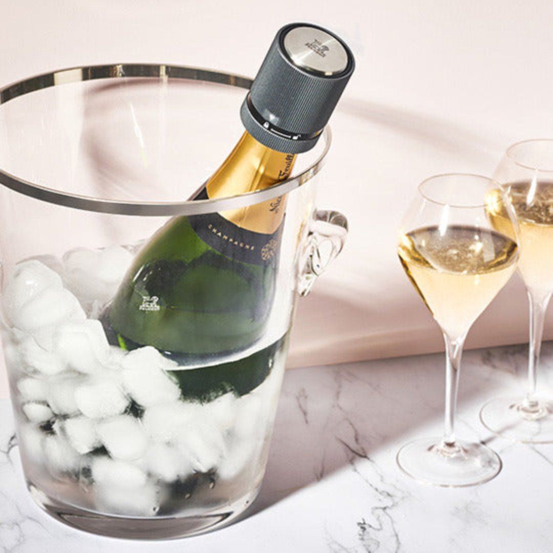 PEUGEOT Line Carbon Bottle Stopper For Sparkling Wines