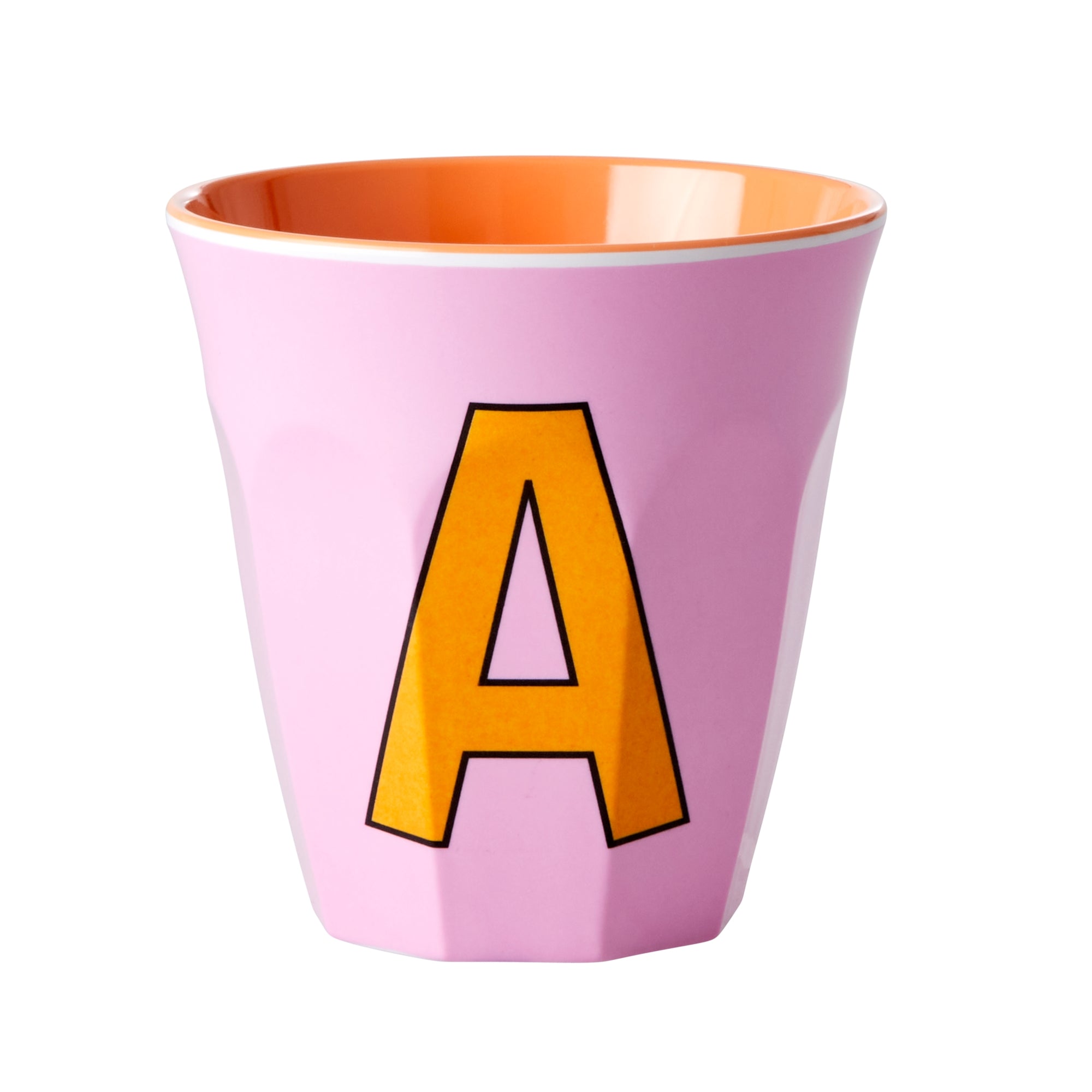 Melamine Alphabet Cup - Pinks