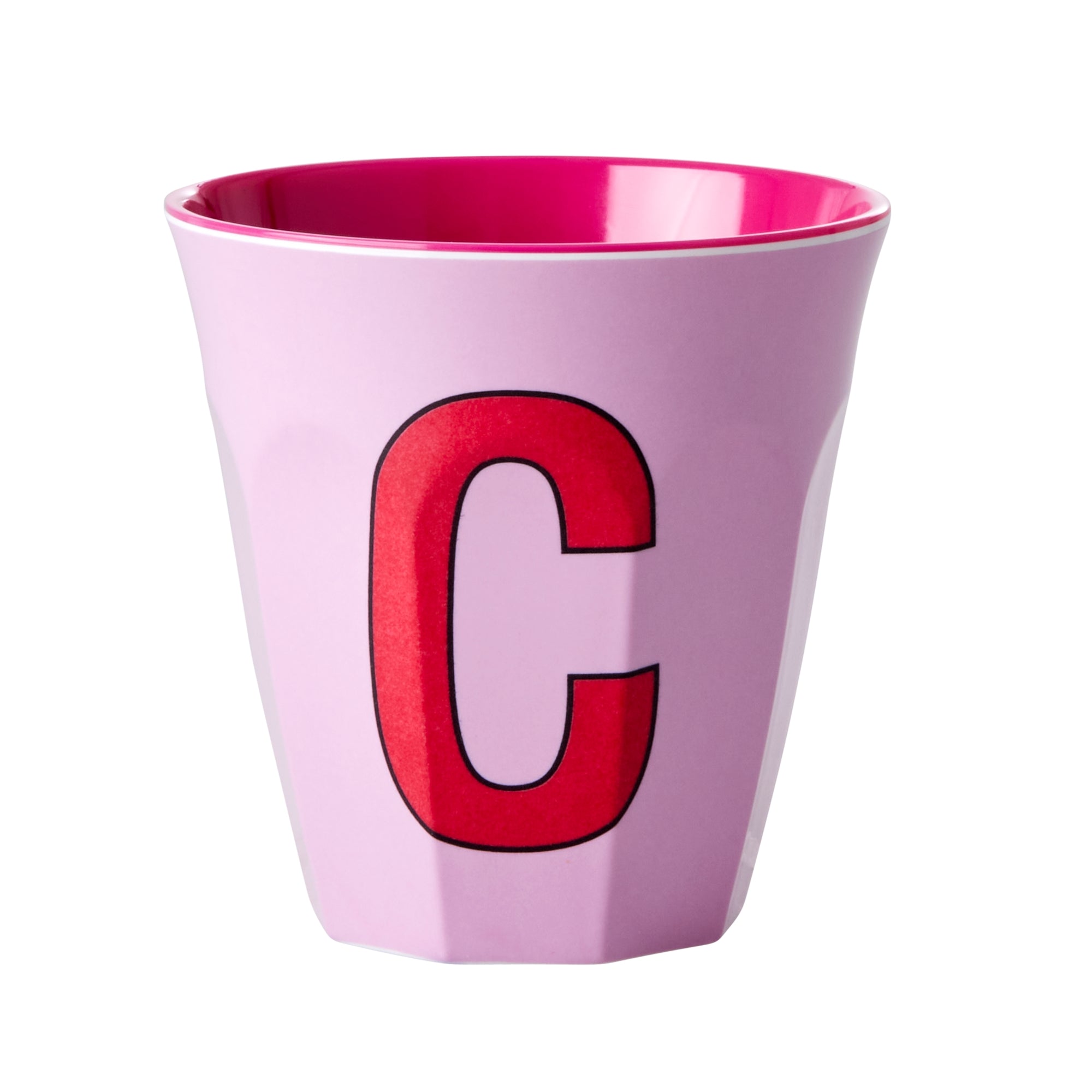 Melamine Alphabet Cup - Pinks