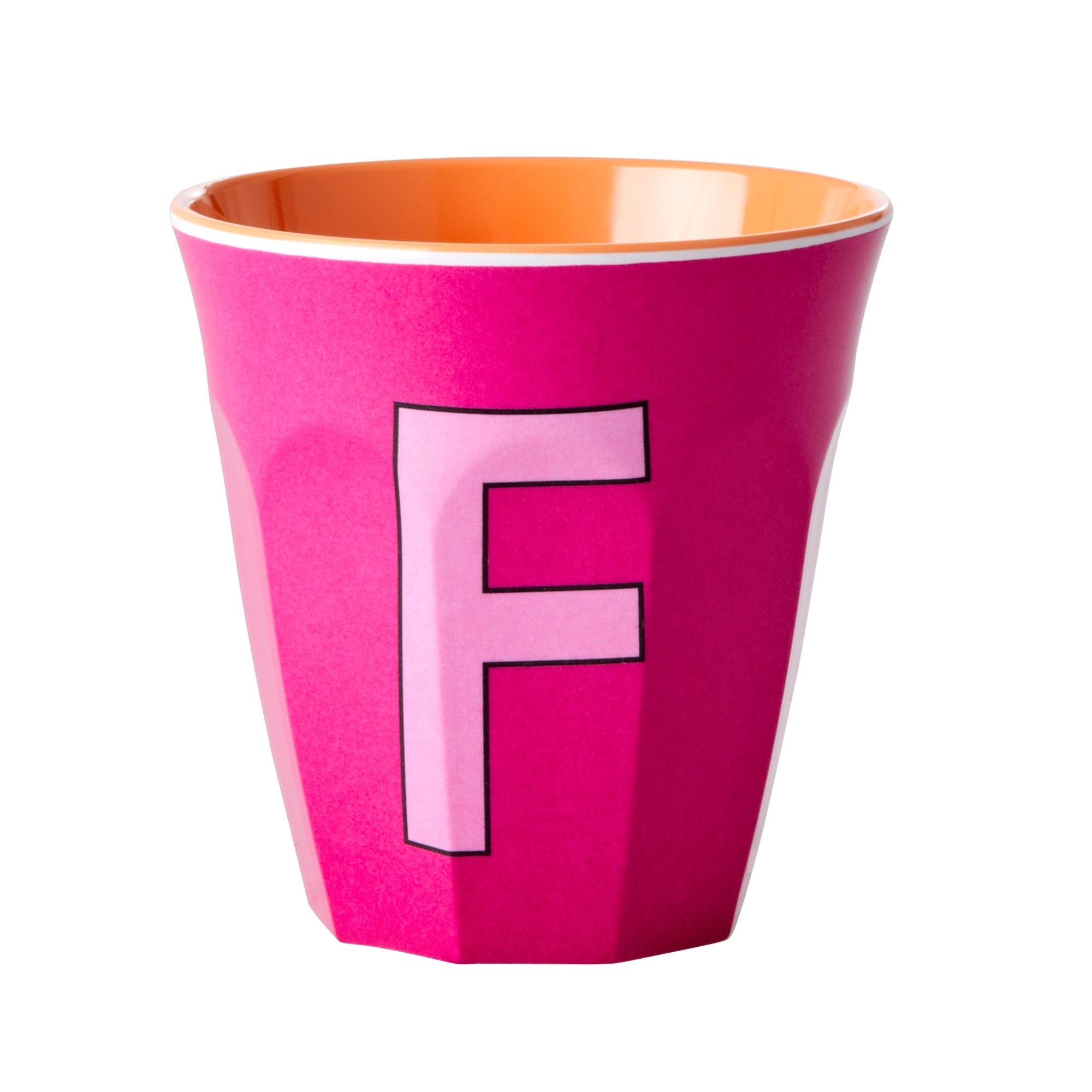 Melamine Alphabet Cup - Pinks