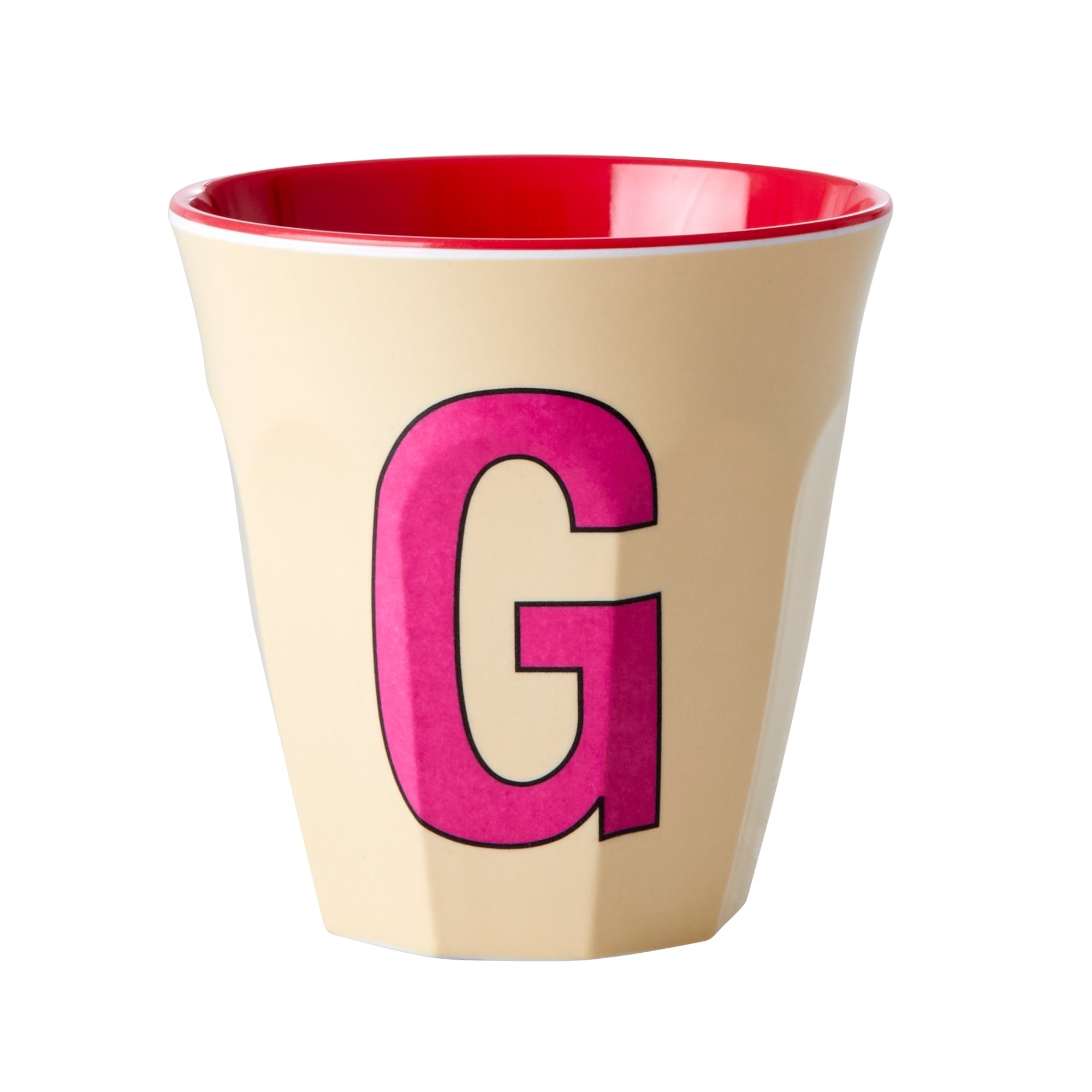 Melamine Alphabet Cup - Pinks