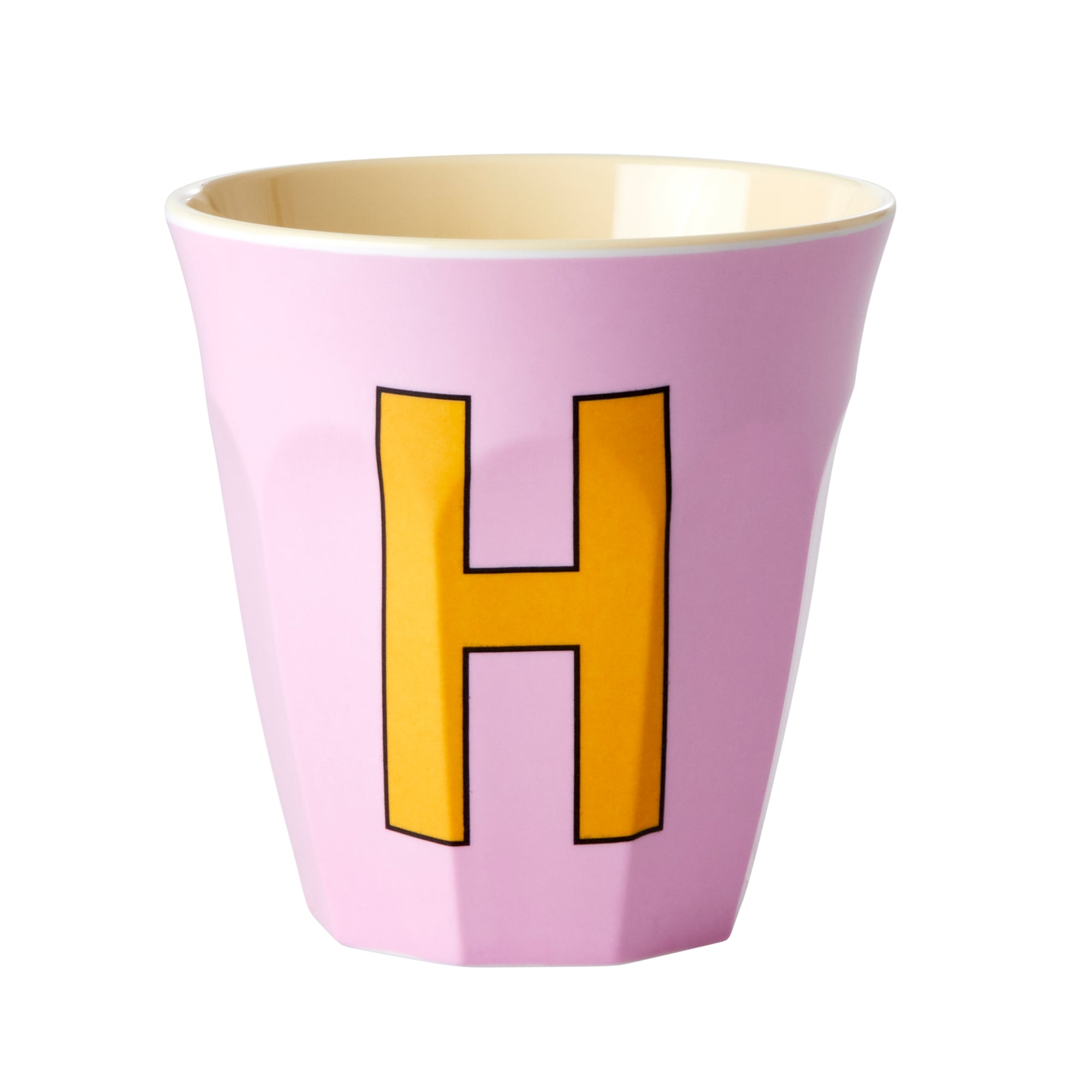 Melamine Alphabet Cup - Pinks