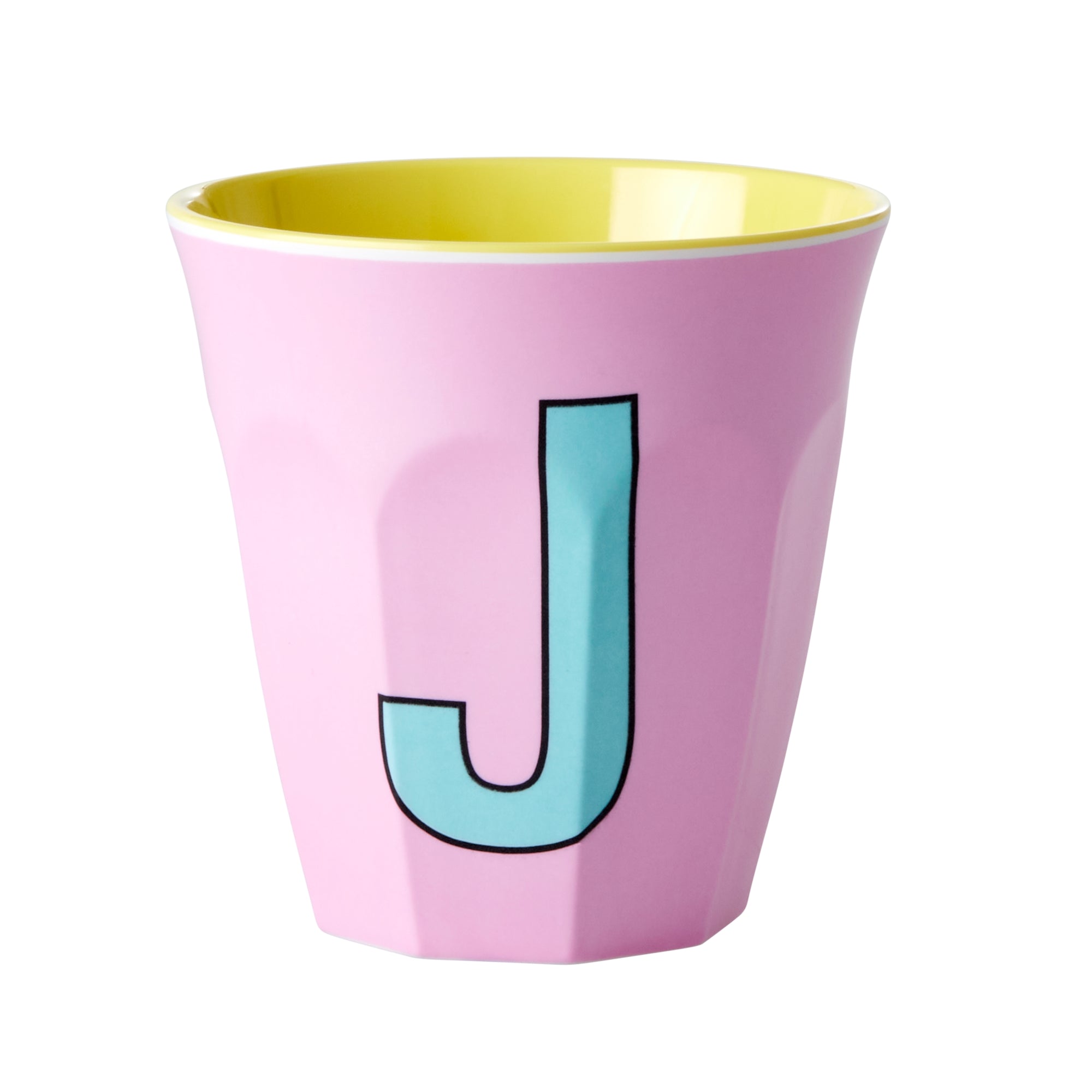 Melamine Alphabet Cup - Pinks