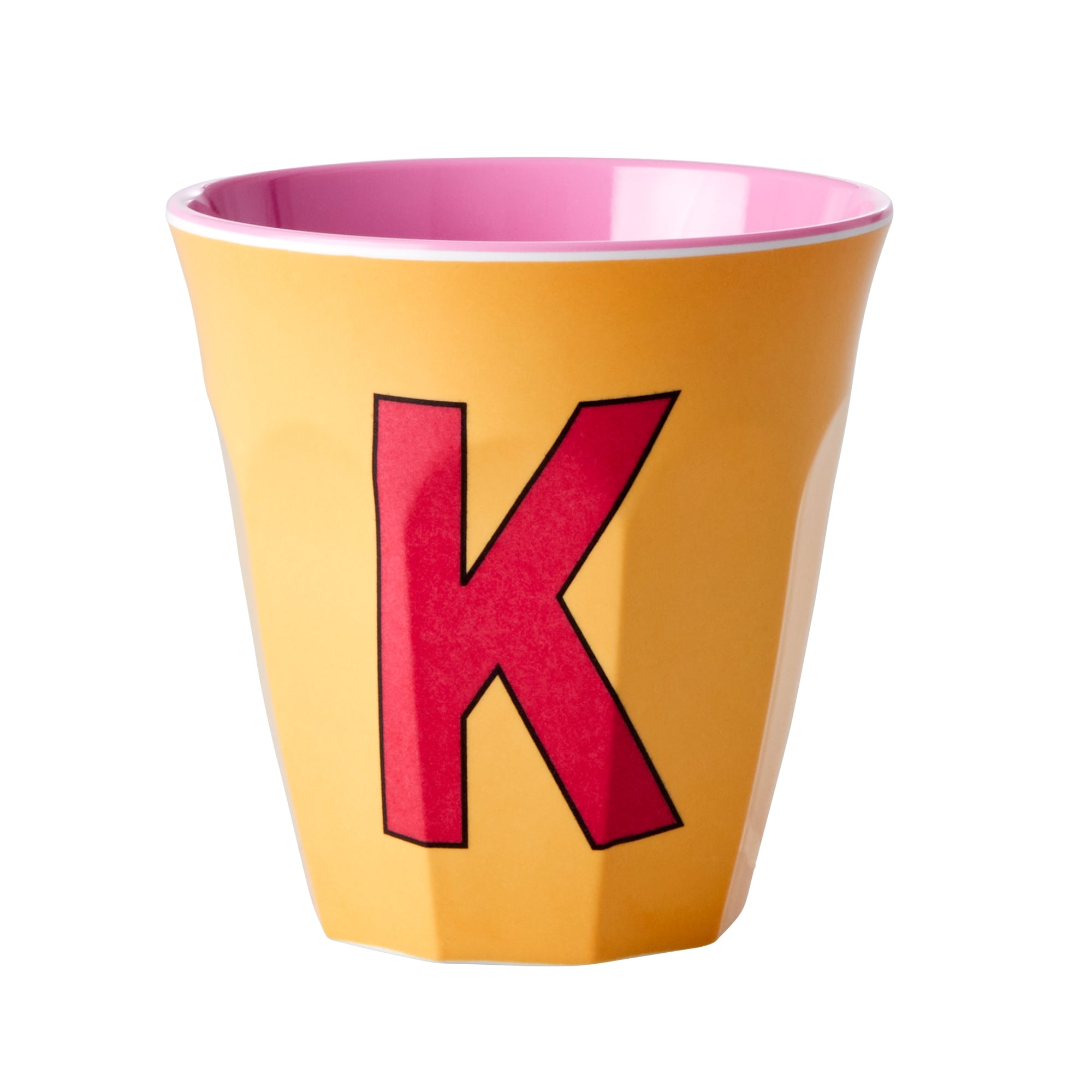 Melamine Alphabet Cup - Pinks