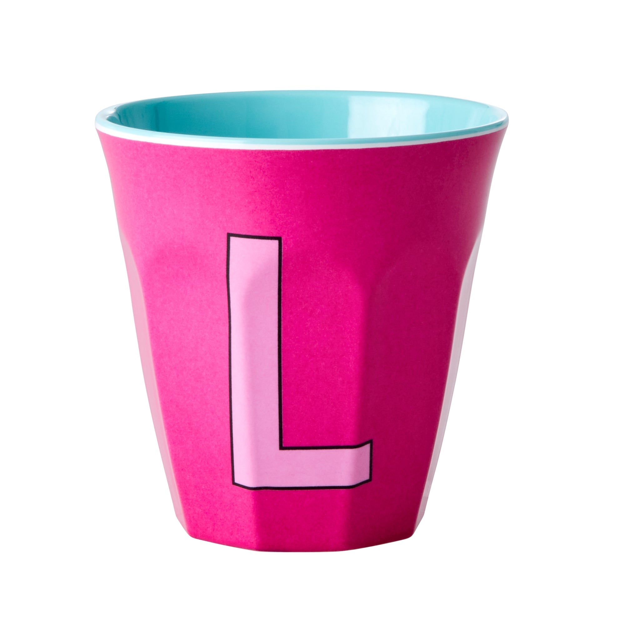 Melamine Alphabet Cup - Pinks