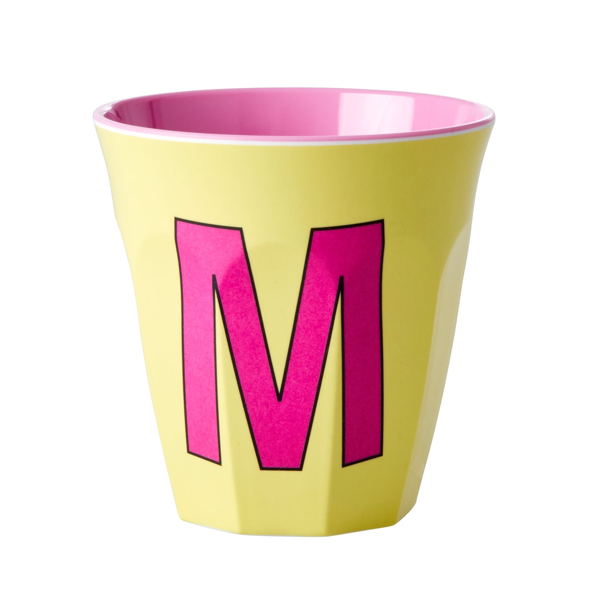 Melamine Alphabet Cup - Pinks