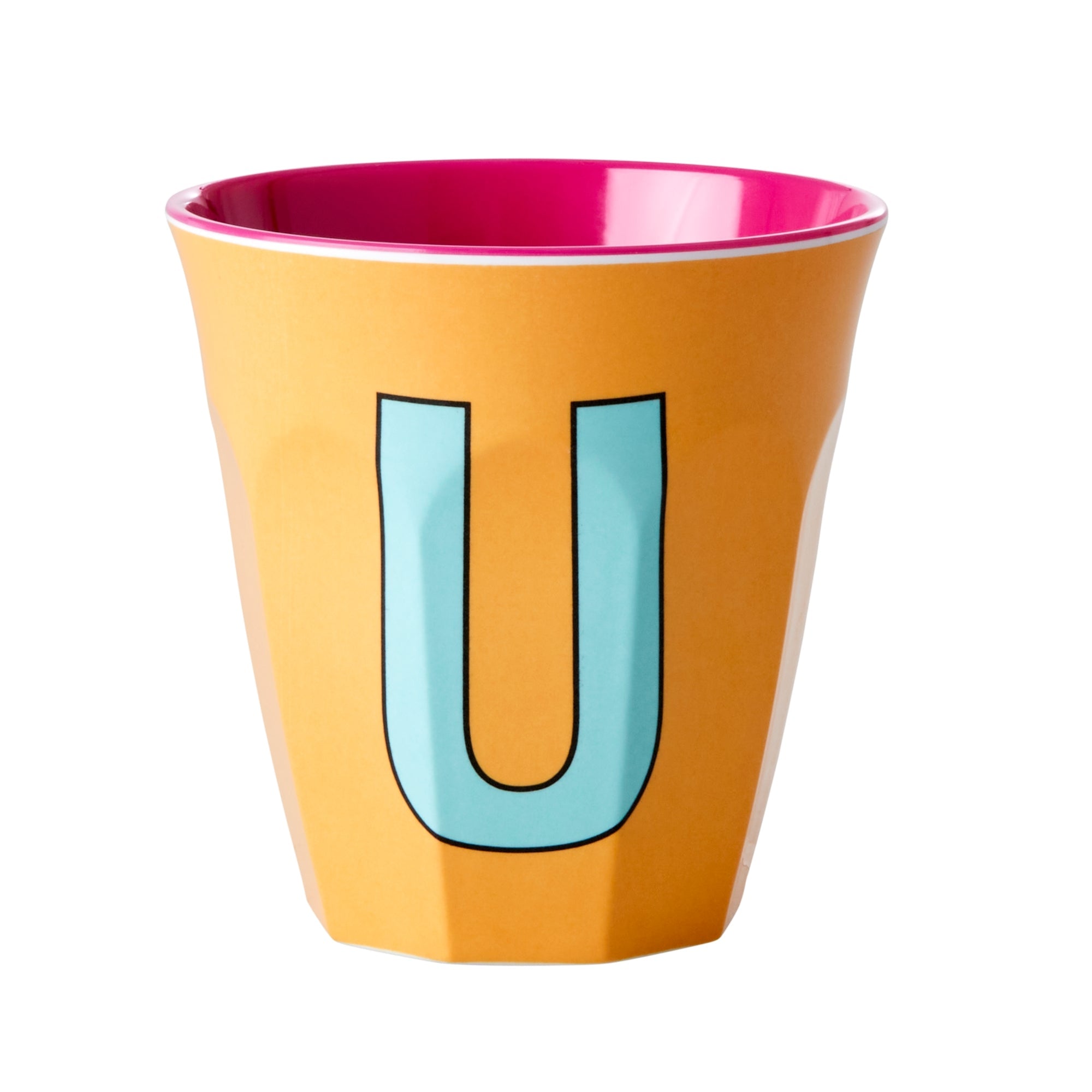 Melamine Alphabet Cup - Pinks
