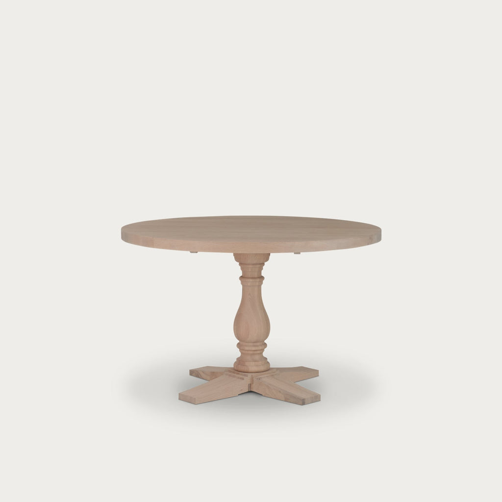 Balmoral 4 Seater Round Oak Dining Table