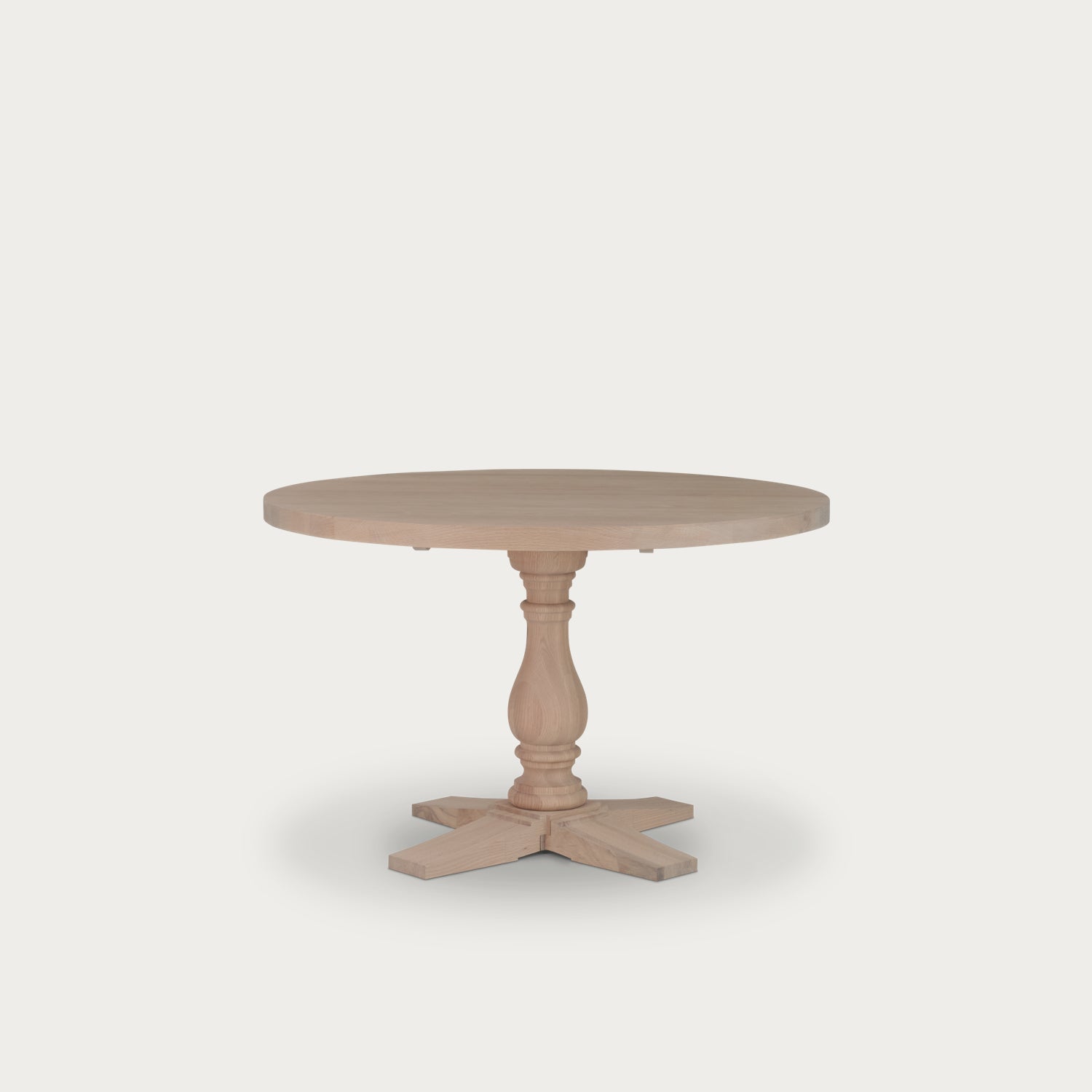 Balmoral 4 Seater Round Oak Dining Table