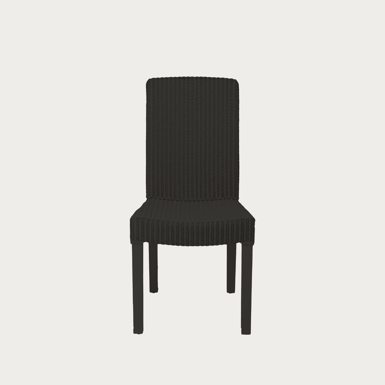 Montague Lloyd Loom Dining Chair, Charcoal