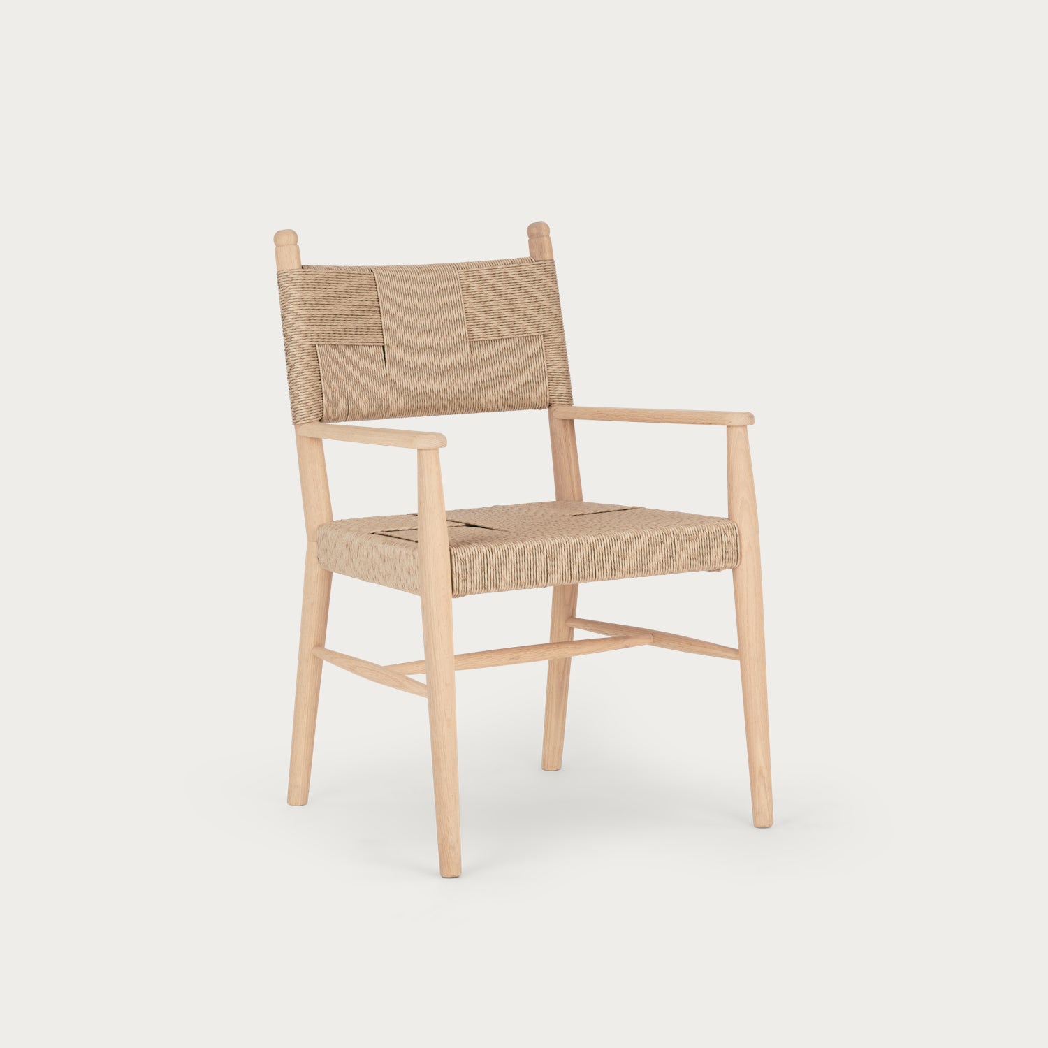 Tilbury Rattan Carver Chair, Natural Oak