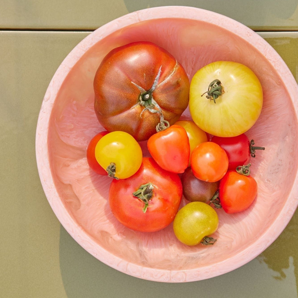 Resin Bowl in Soft Pink - Large