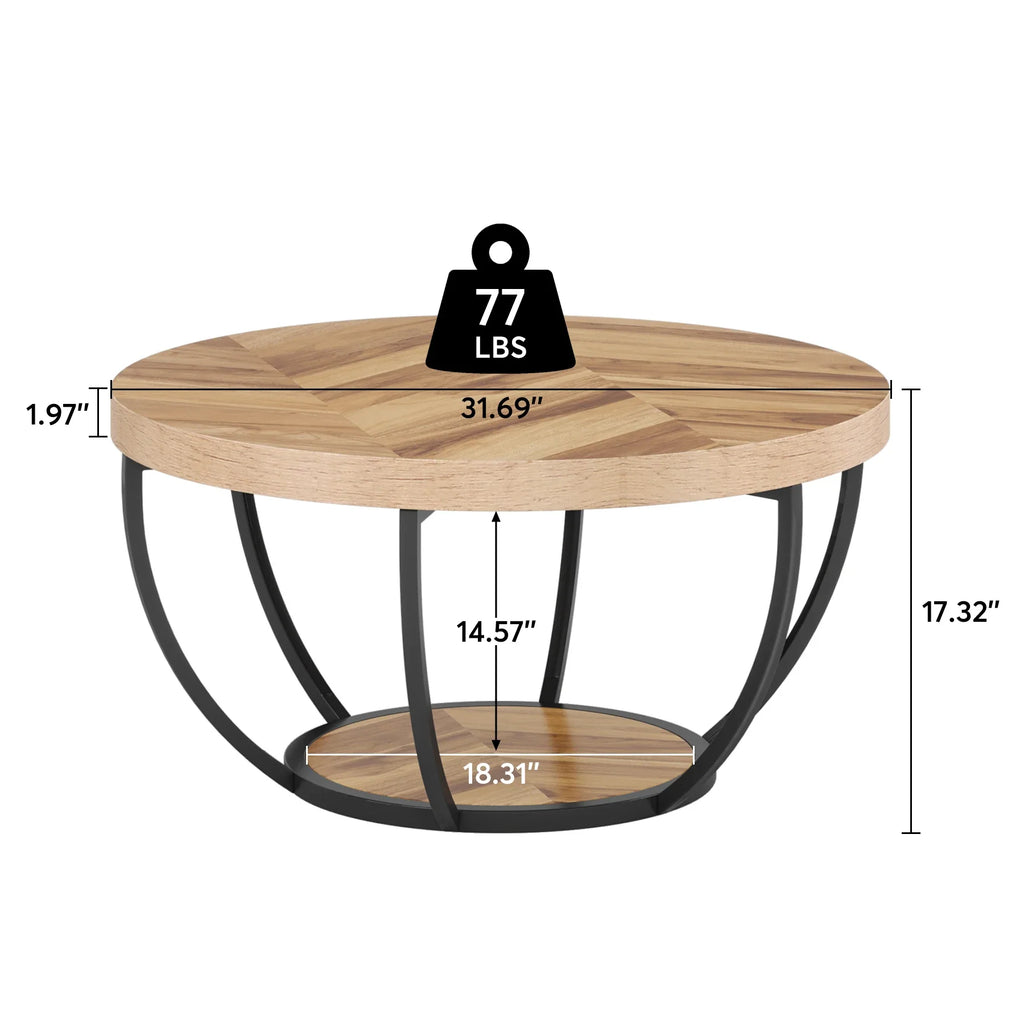 Riota Round Coffee Table