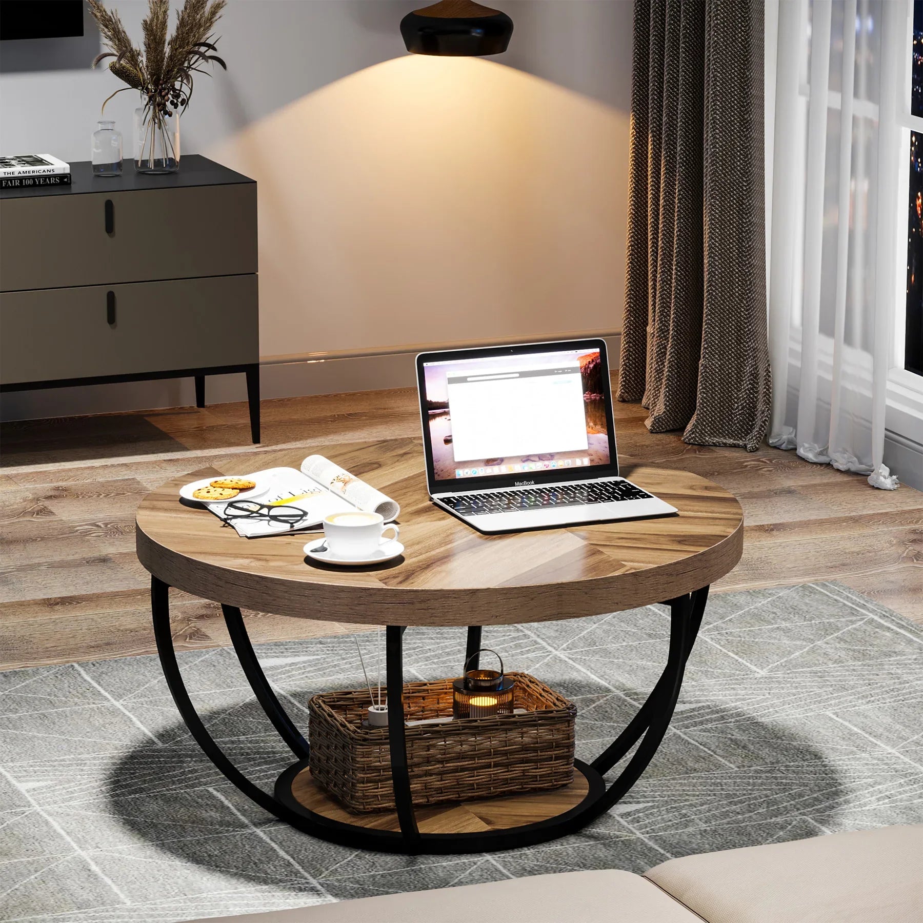 Riota Round Coffee Table