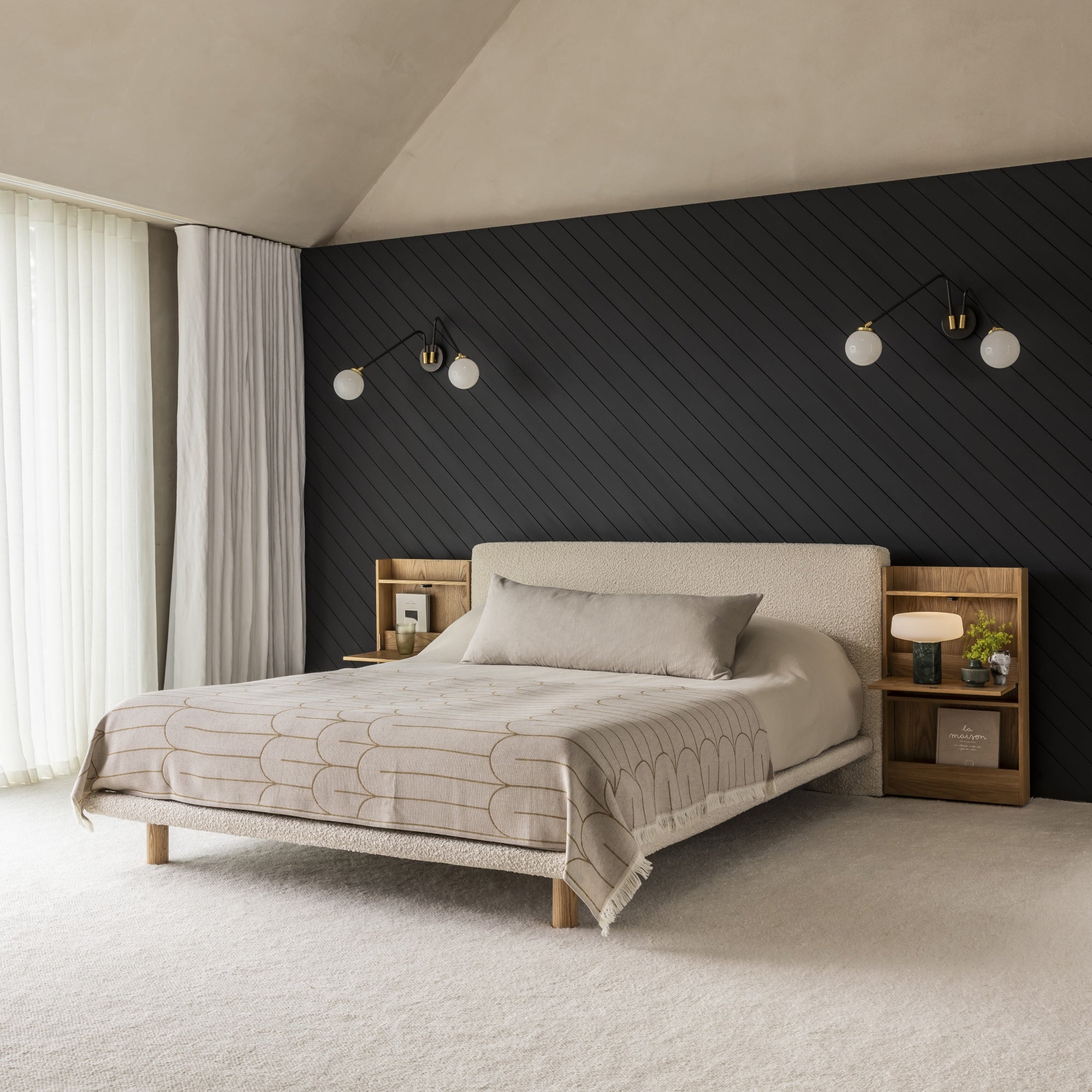 Serenza Bed with Side Tables