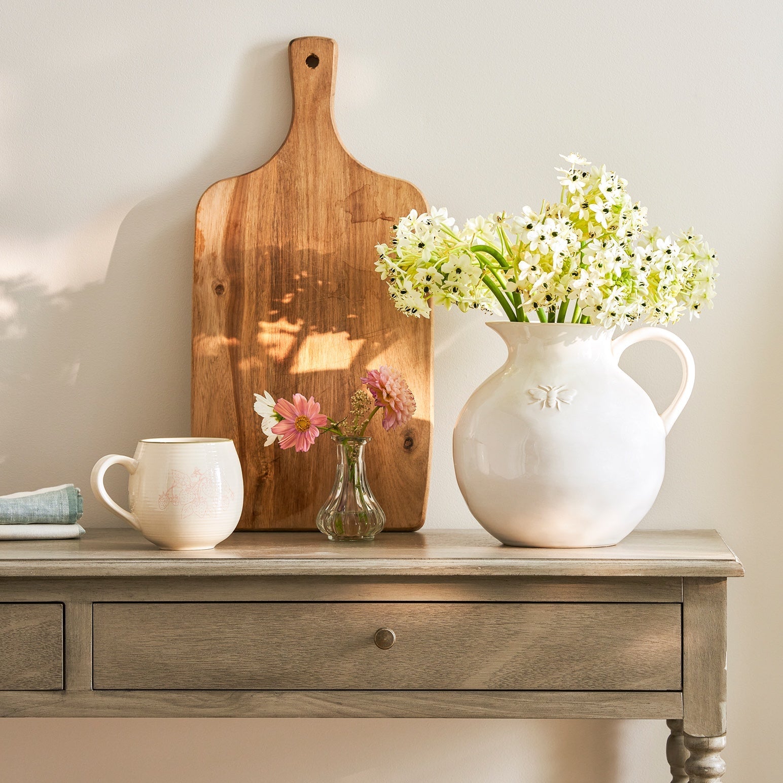 Bees Stoneware Jug - Large