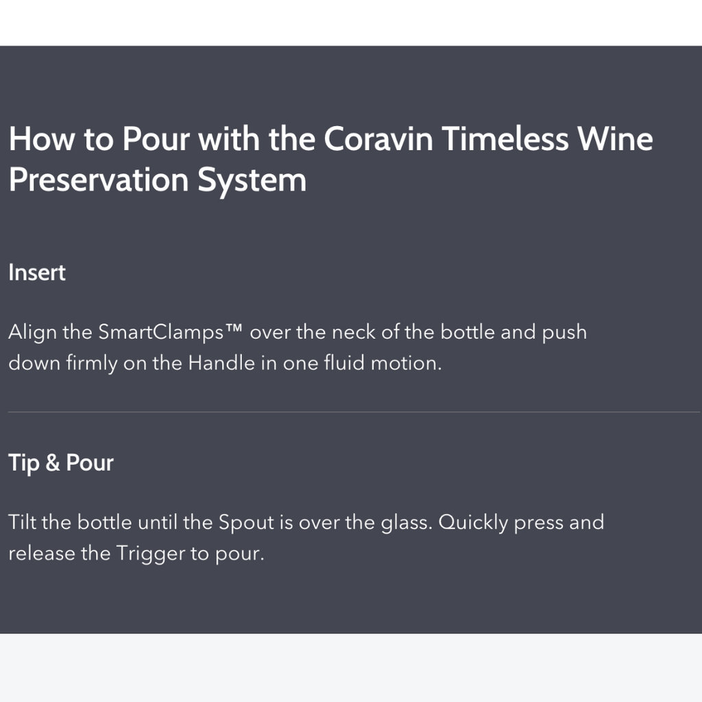 CORAVIN Timeless Six+