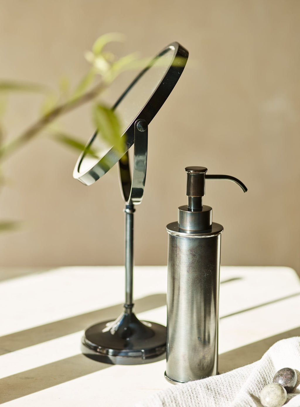 Bilton Soap Pump, Blackened Brass