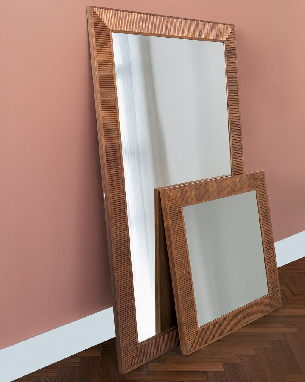 Tambour Mirror Square