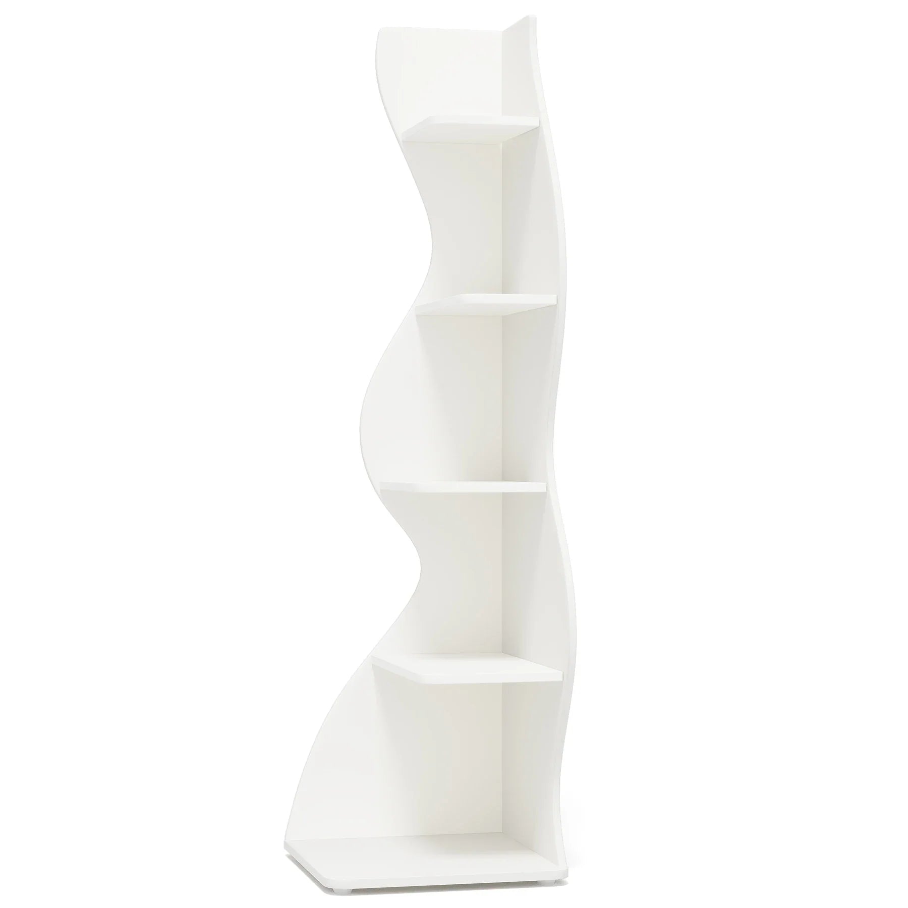 Tribesigns Corner Shelf Modern 5-Tier Wall Corner Bookshelf