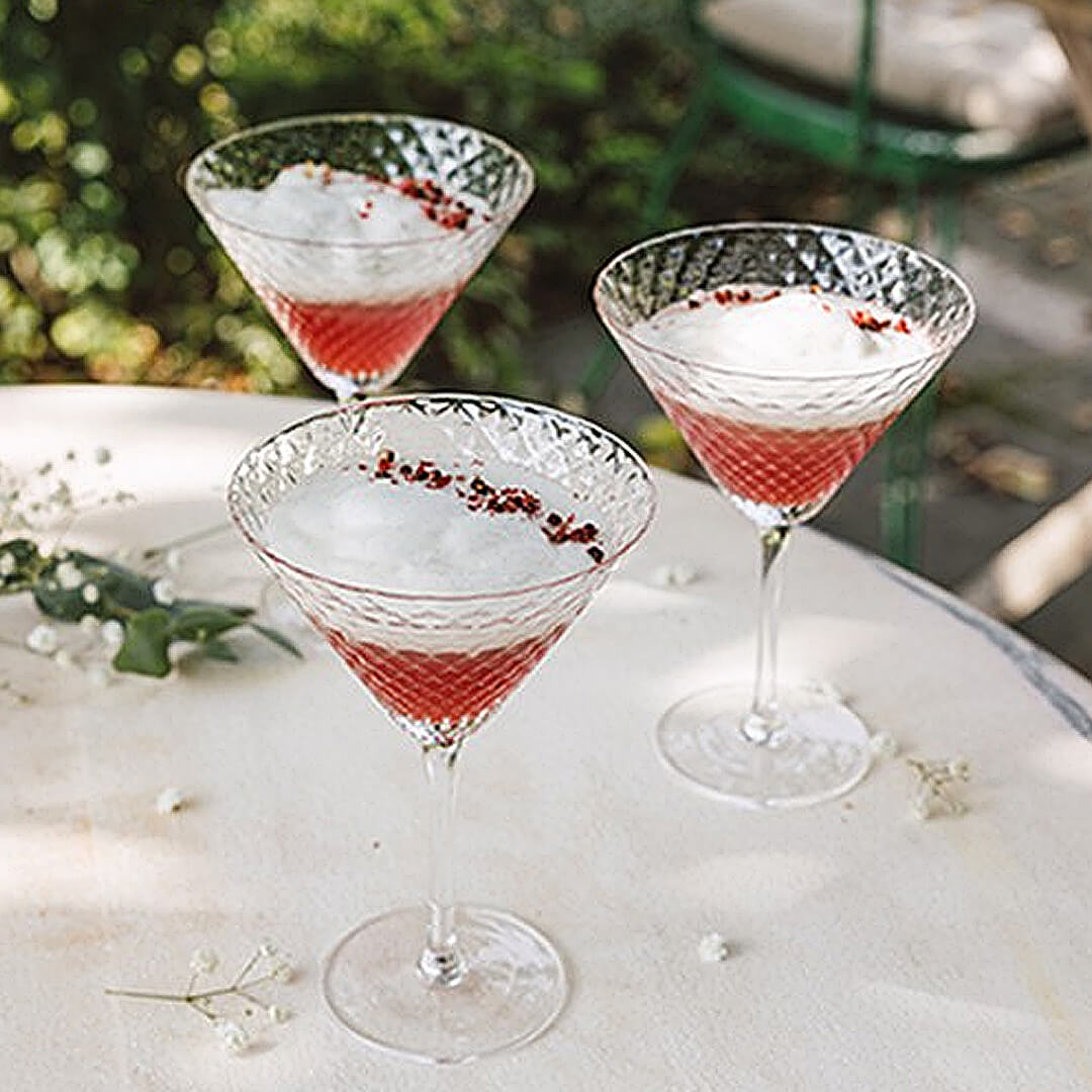 ZAFFERANO Veneziano Martini Glasses - set of 4