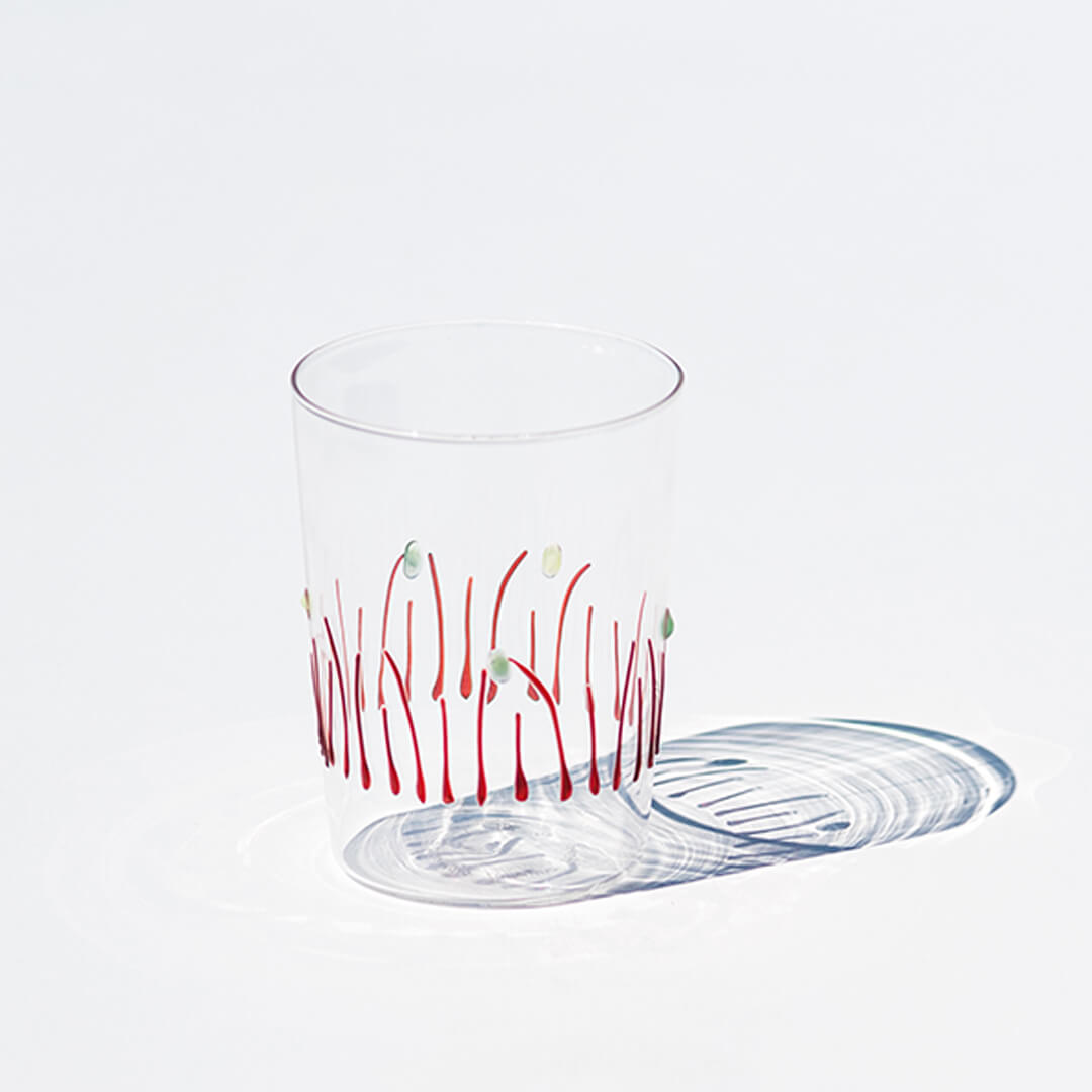 ZAFFERANO Set of 4 Stagioni Glass Tumblers