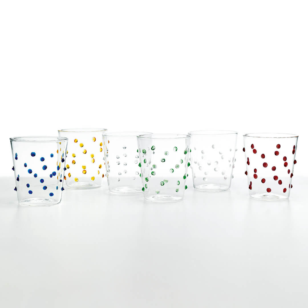 ZAFFERANO Party Tumbler - Assorted set of 6