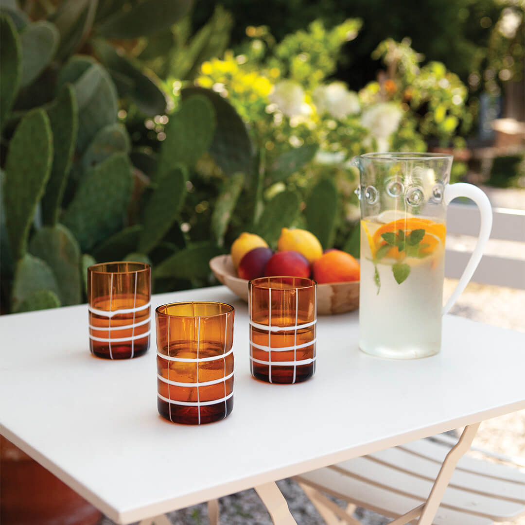 ZAFFERANO Twiddle Tumblers - Assorted set of 6