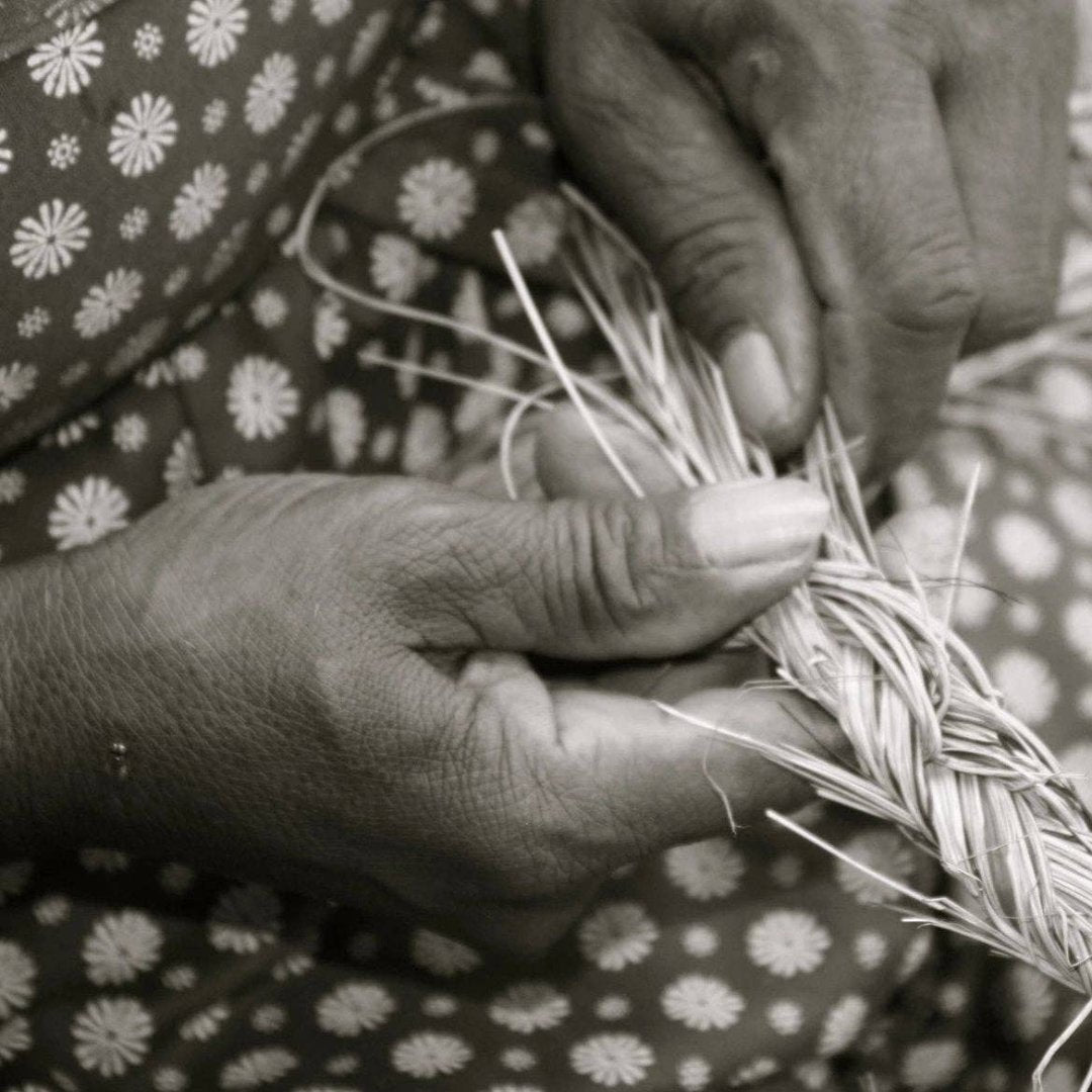 GONE RURAL White Tweed Lutindiz Sisal Placemat