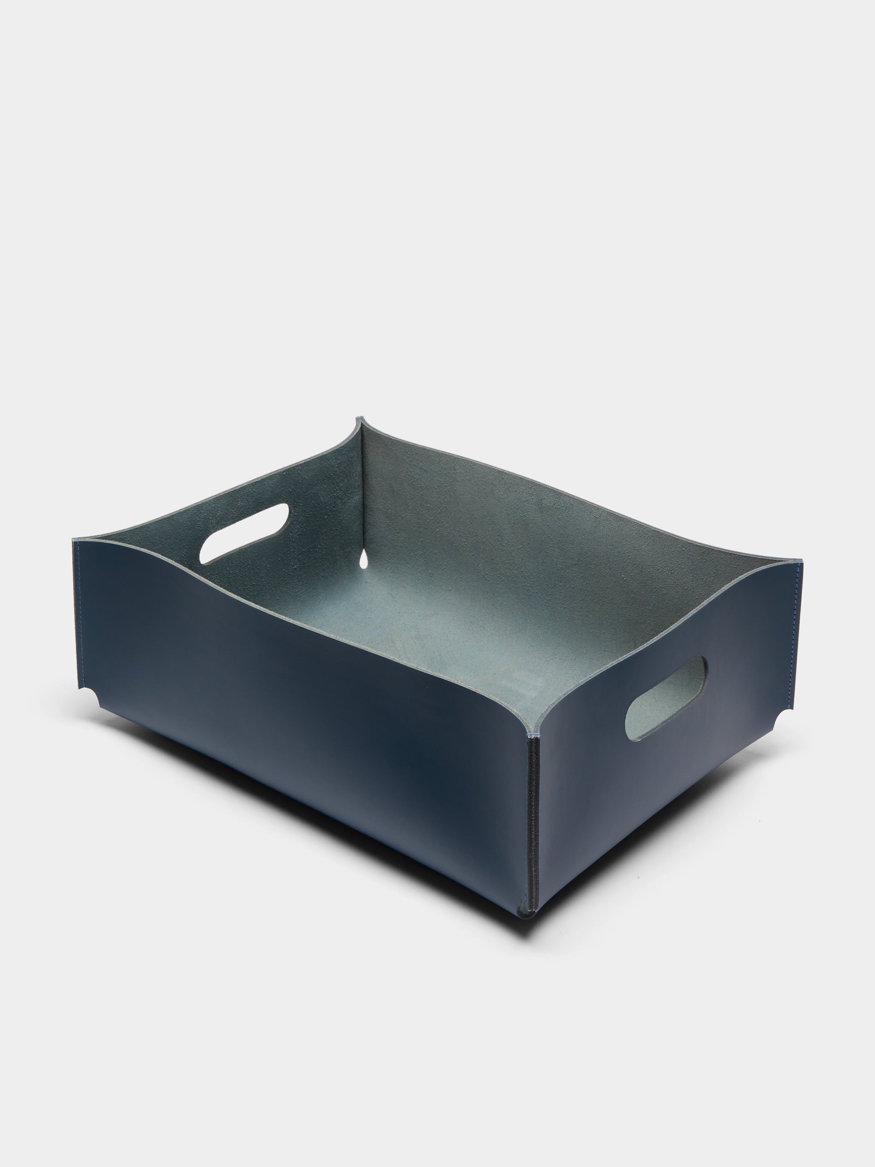 Amsterdam Leather Low Basket